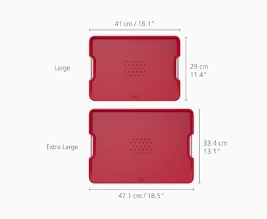 Foto 6 | Tabla De Cortar Joseph Joseph Cut&carve Plus Antideslizante Roja - Venta Internacional.