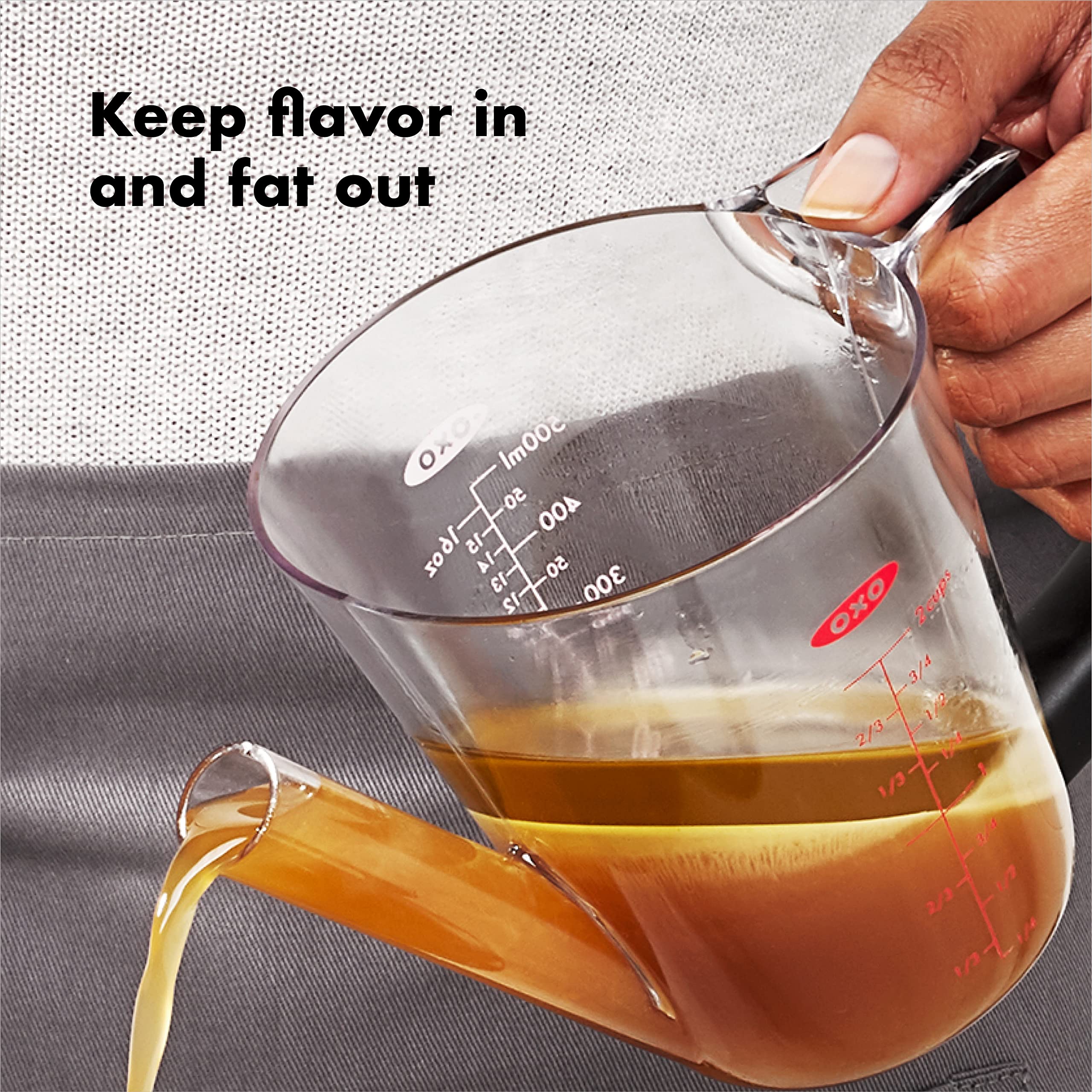 Foto 5 pulgar | Separador De Grasa Oxo Good Grips De Plástico Sin Bpa, 500 Ml - Venta Internacional.