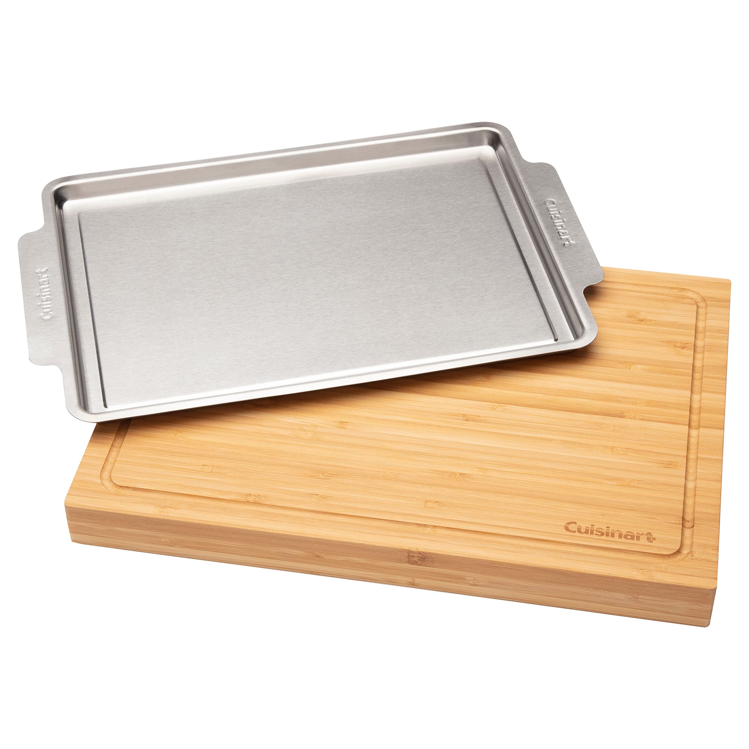 Foto 3 pulgar | Tabla De Cortar Cuisinart Cpk-4884 De Bambú Con Bandeja Oculta - Venta Internacional.