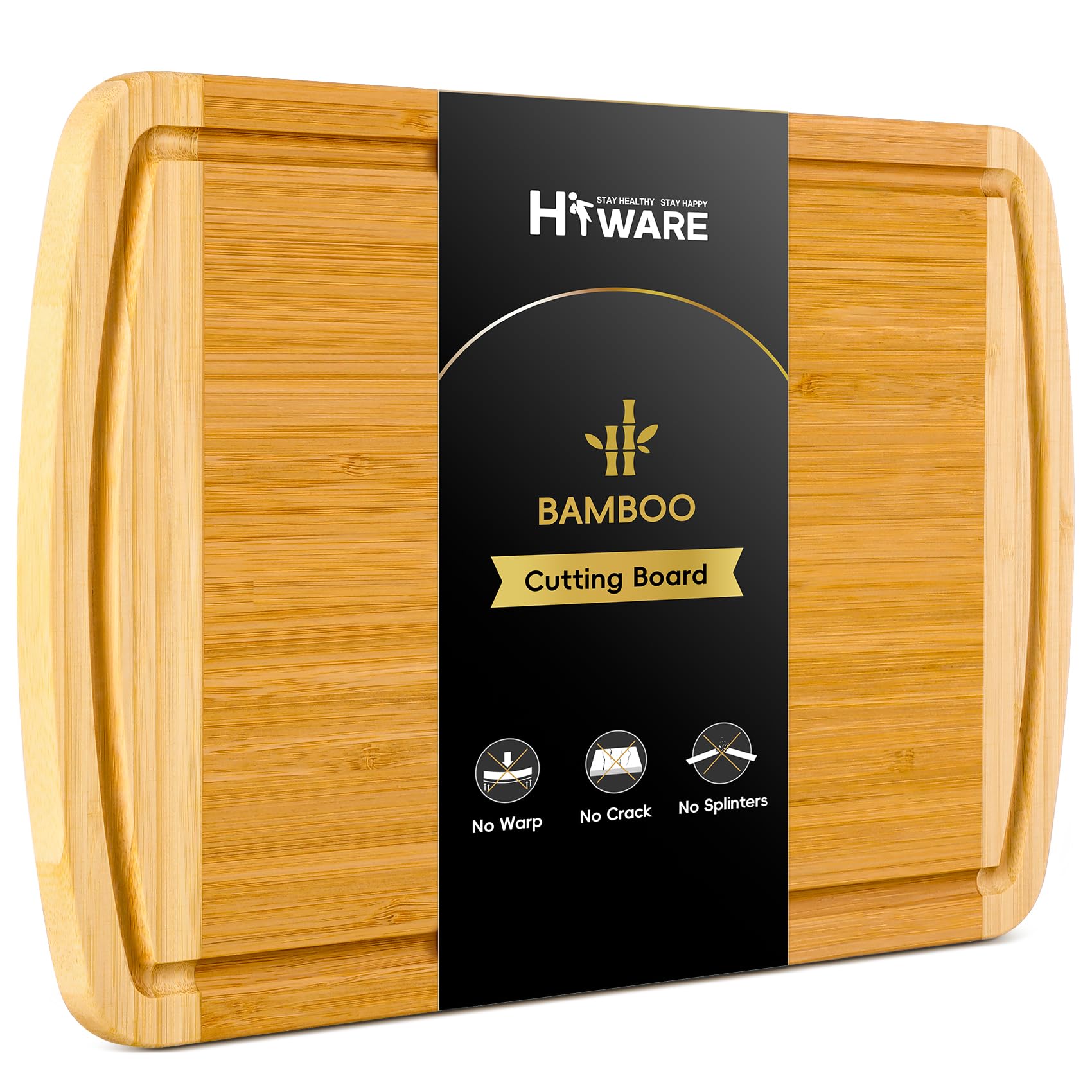 Foto 2 pulgar | Tabla De Cortar Hiware Grande De Madera De Bambú, 16 X 10 Cm - Venta Internacional.