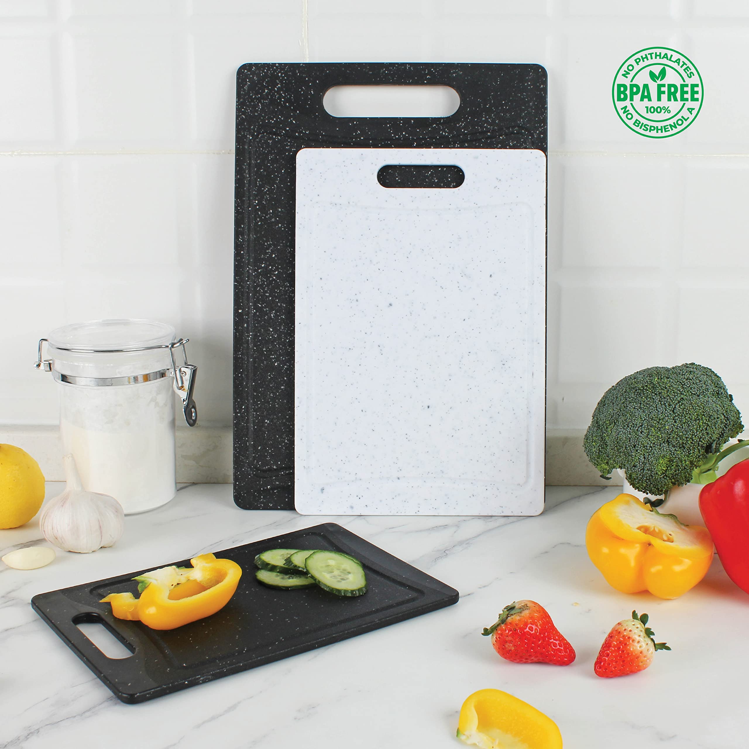 Foto 3 pulgar | Juego De Tablas De Cortar Cook With Color Kitchen Essentials, 3 Piezas - Venta Internacional.
