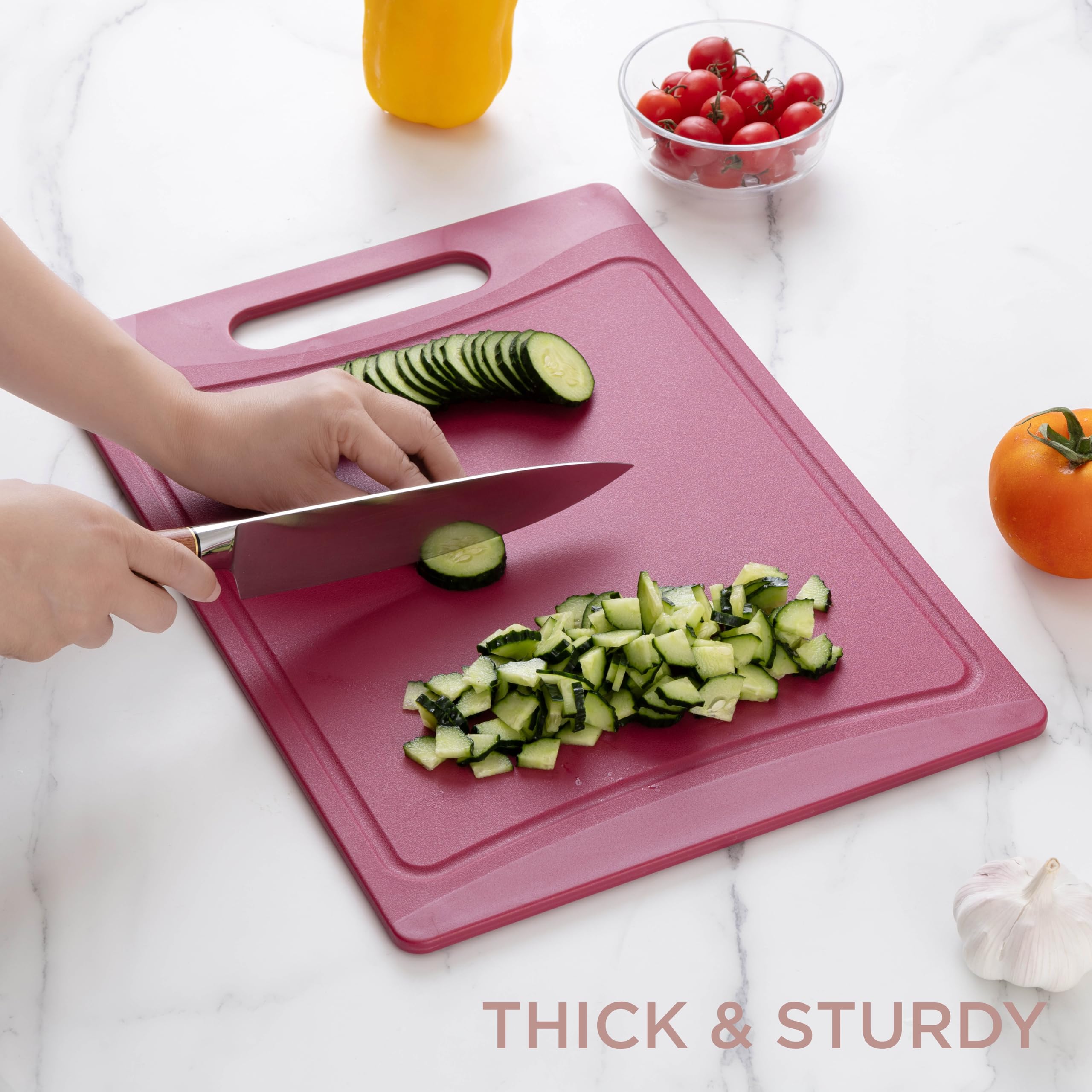 Foto 5 pulgar | Juego De Tablas De Cortar Cook With Color Kitchen Essentials, 4 Piezas - Venta Internacional.