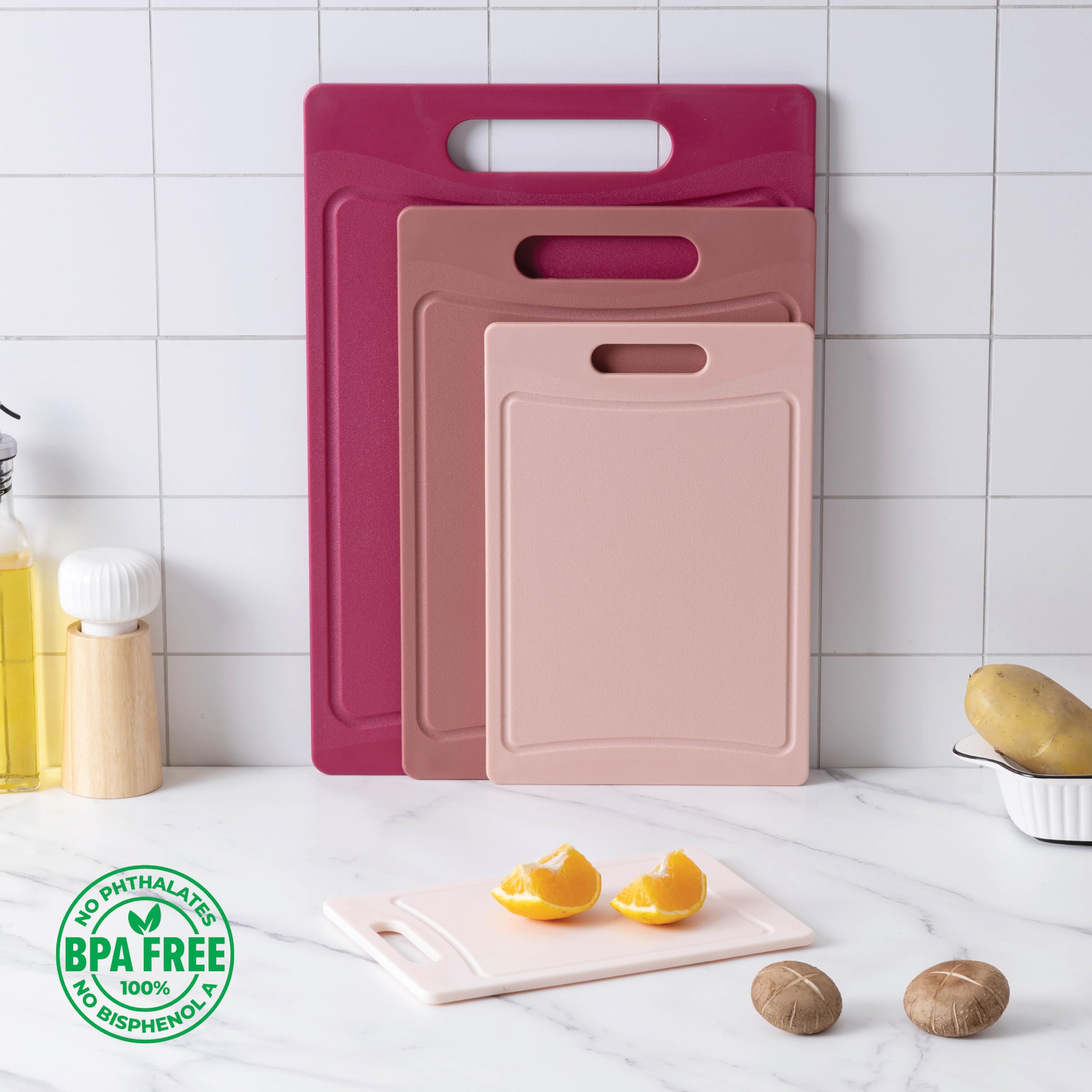 Foto 7 pulgar | Juego De Tablas De Cortar Cook With Color Kitchen Essentials, 4 Piezas - Venta Internacional.
