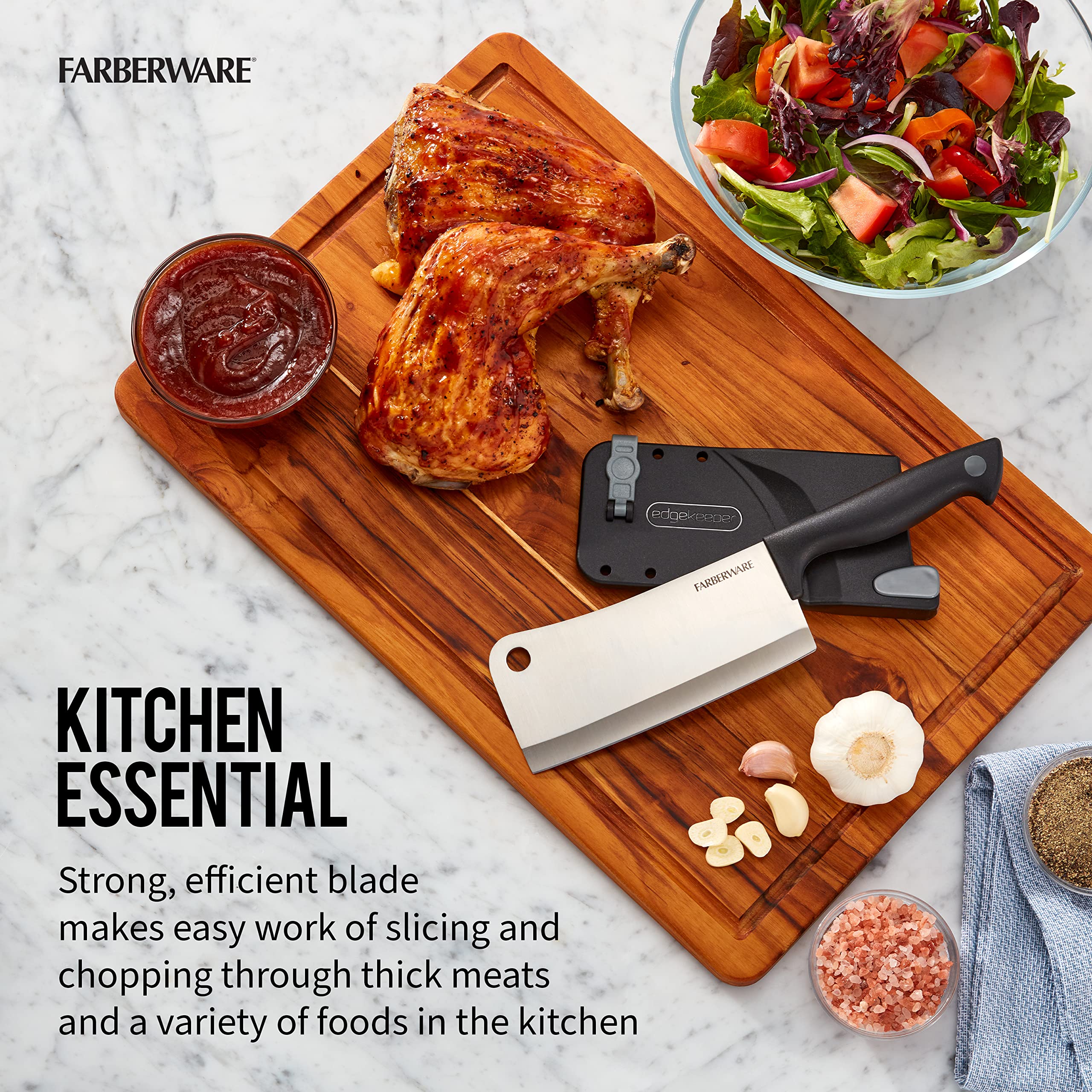 Foto 5 | Cuchillo Para Cuchillos Farberware Edgekeeper, 15 Cm De Alto, Acero Inoxidable - Venta Internacional.