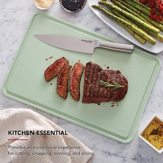 Foto 2 | Tabla De Cortar Kitchenaid Classic De Plástico, 30 Cm X 45 Cm, Color Verde - Venta Internacional.