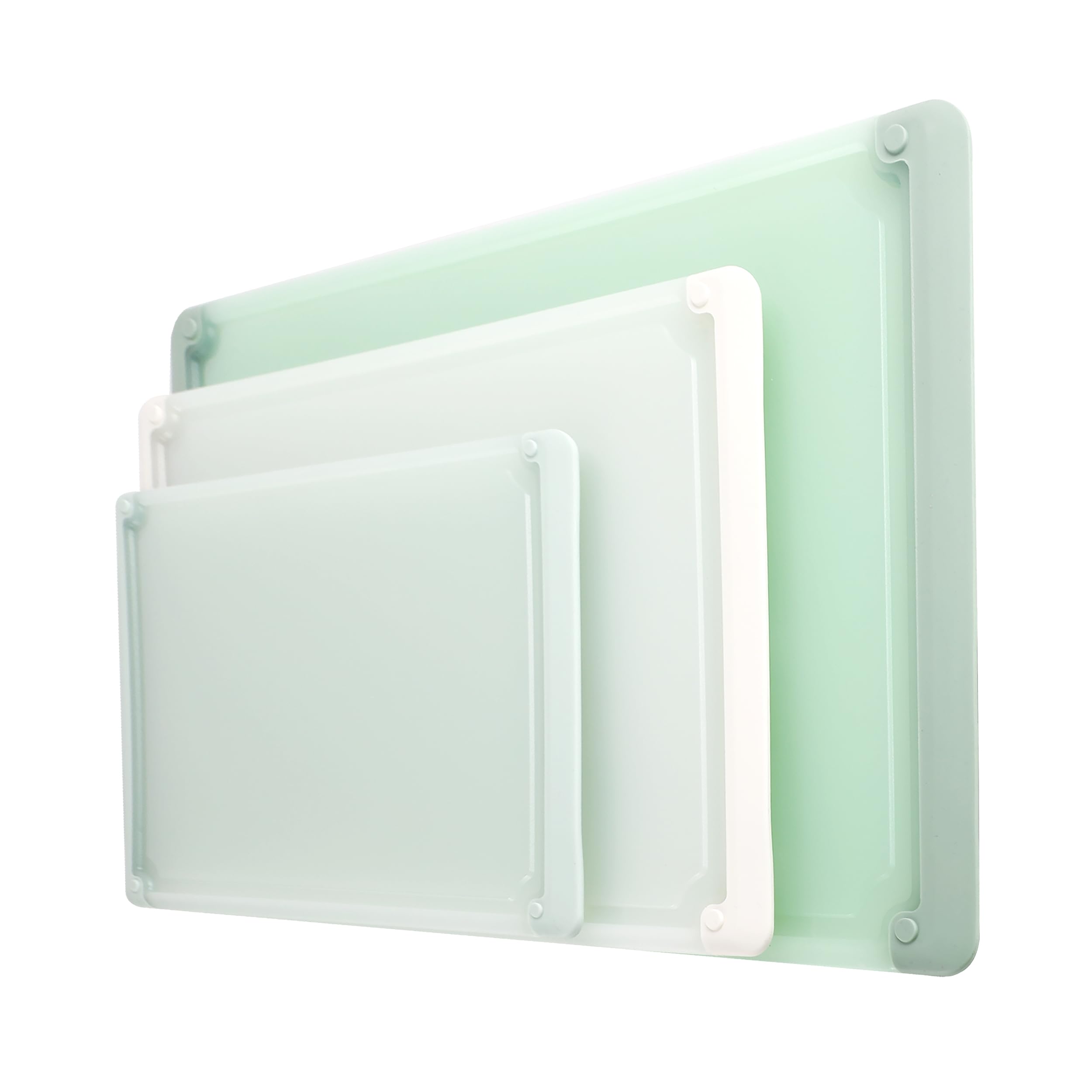 Juego De Tablas De Cortar Cook With Color Extra Grande De 3 Piezas, Color Menta - Venta Internacional.