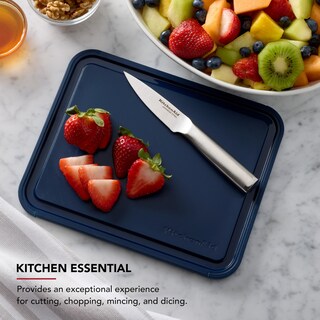 Foto 2 | Tabla De Cortar Kitchenaid Classic De Plástico, 20 X 25 Cm, Color Azul Oscuro - Venta Internacional.