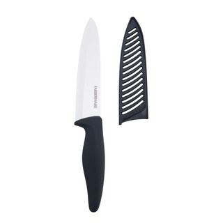 Foto 1 | Cuchillo De Chef De Cerámica Farberware De 6 Pulgadas Con Cubierta De Hoja, Blanco - Venta Internacional.