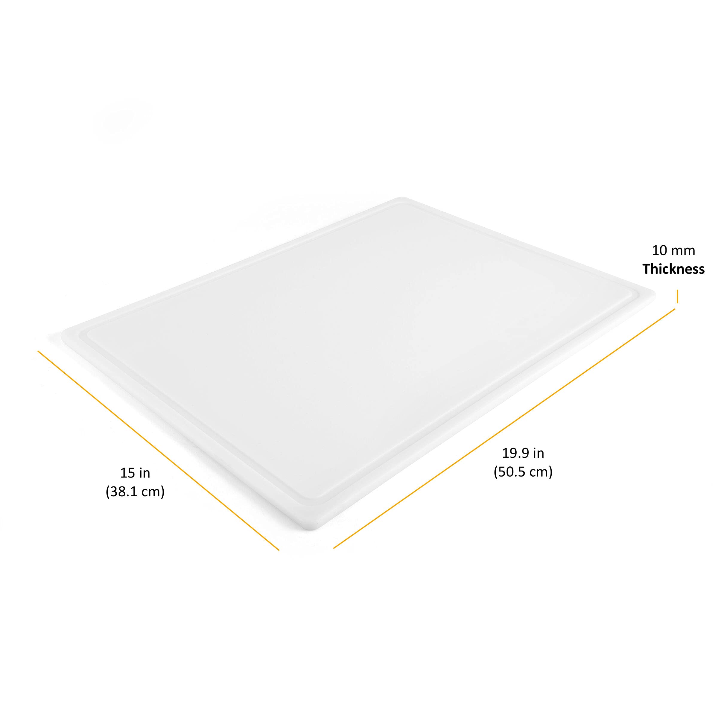 Foto 4 pulgar | Tabla De Cortar Farberware De Plástico Extragrande, 15 X 20 Pulgadas, Blanca - Venta Internacional.