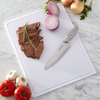 Foto 7 | Tabla De Cortar Farberware De Plástico Extragrande, 15 X 20 Pulgadas, Blanca - Venta Internacional.