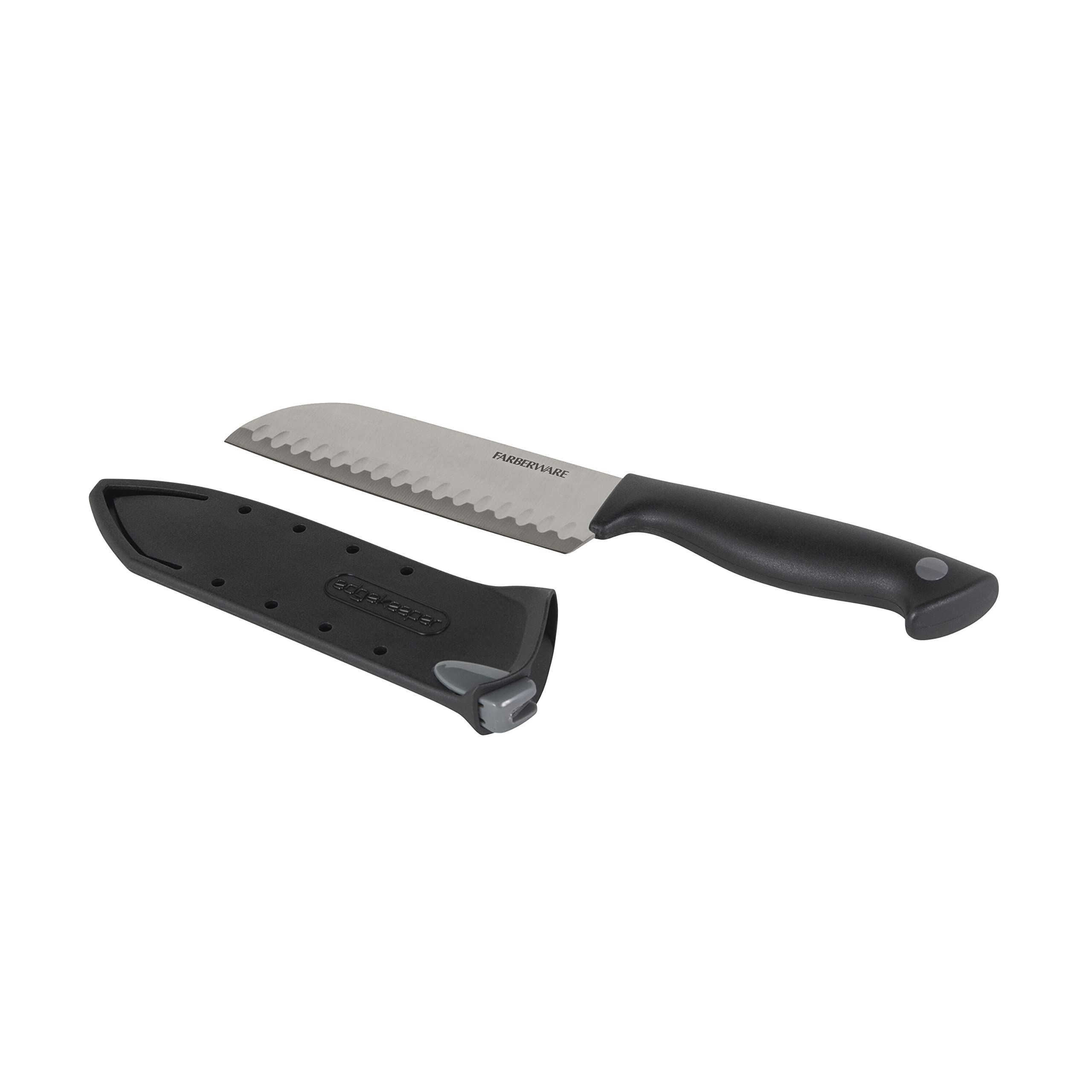 Foto 3 pulgar | Cuchillo Farberware Edgekeeper Santoku De 12,7 Cm Con Autoafilable - Venta Internacional.