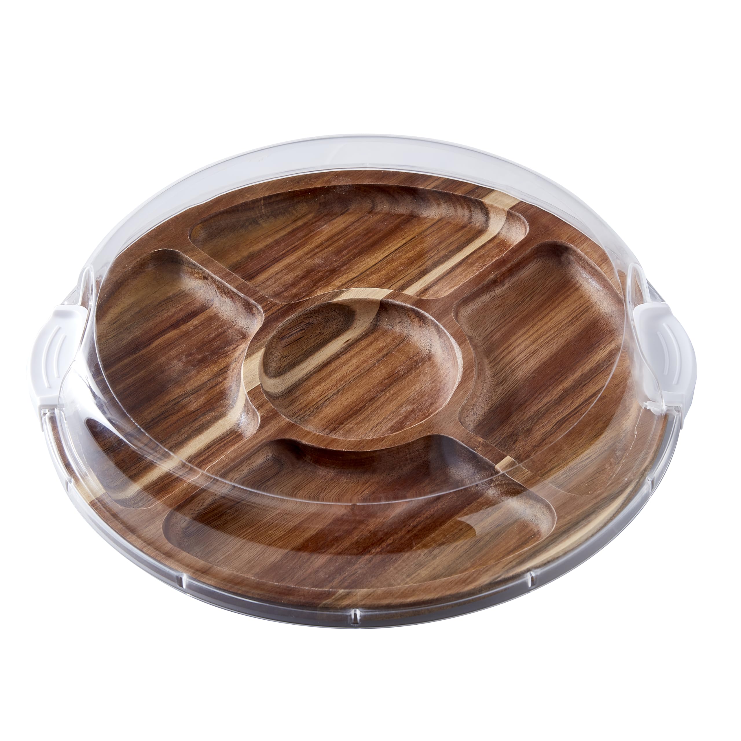 Foto 3 pulgar | Tabla De Cortar Farberware Build-a-board Con Lazy Susan Acacia - Venta Internacional.