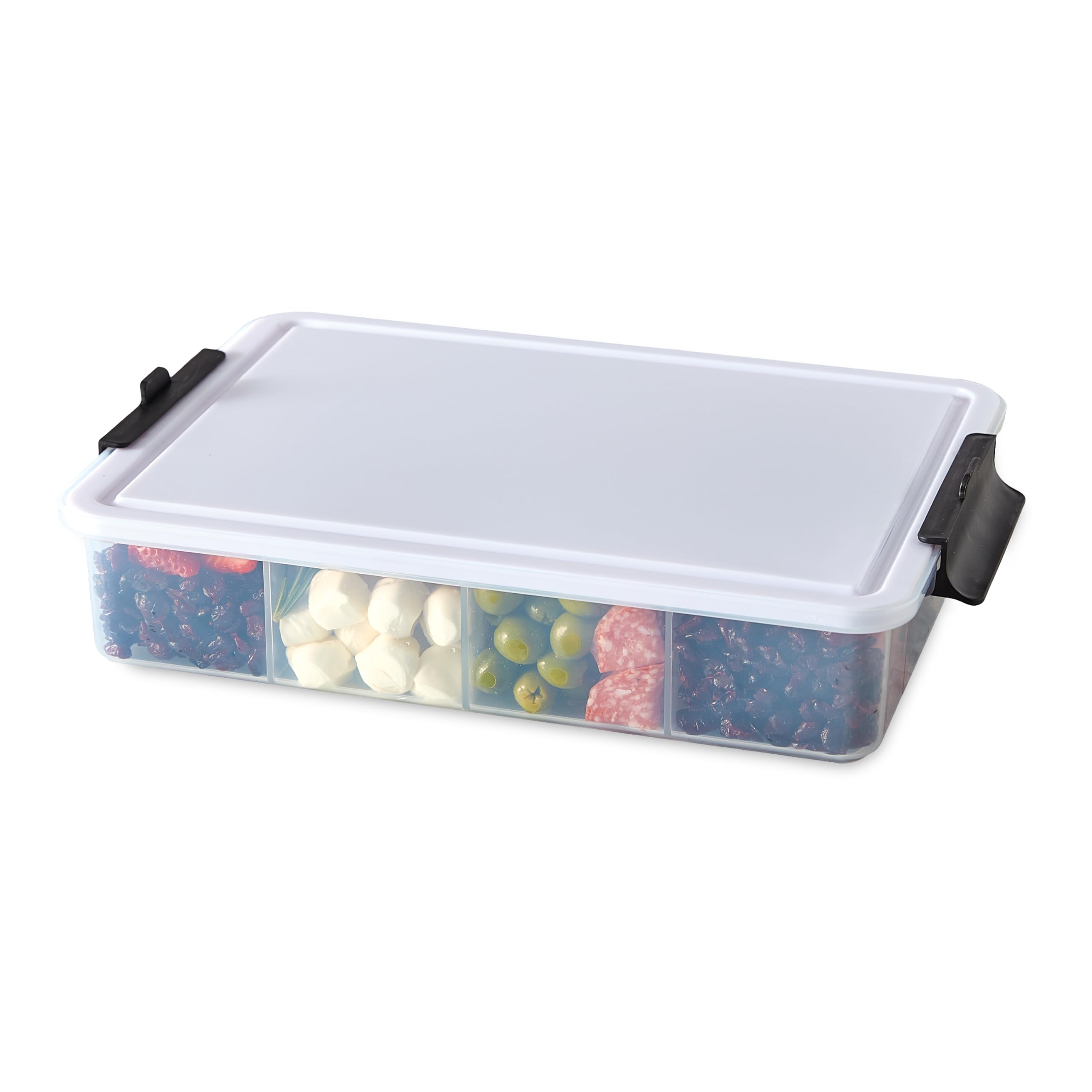 Bandeja Para Servir Snacklebox Farberware Build-a-board Con Tapa Para Tabla De Cortar - Venta Internacional.