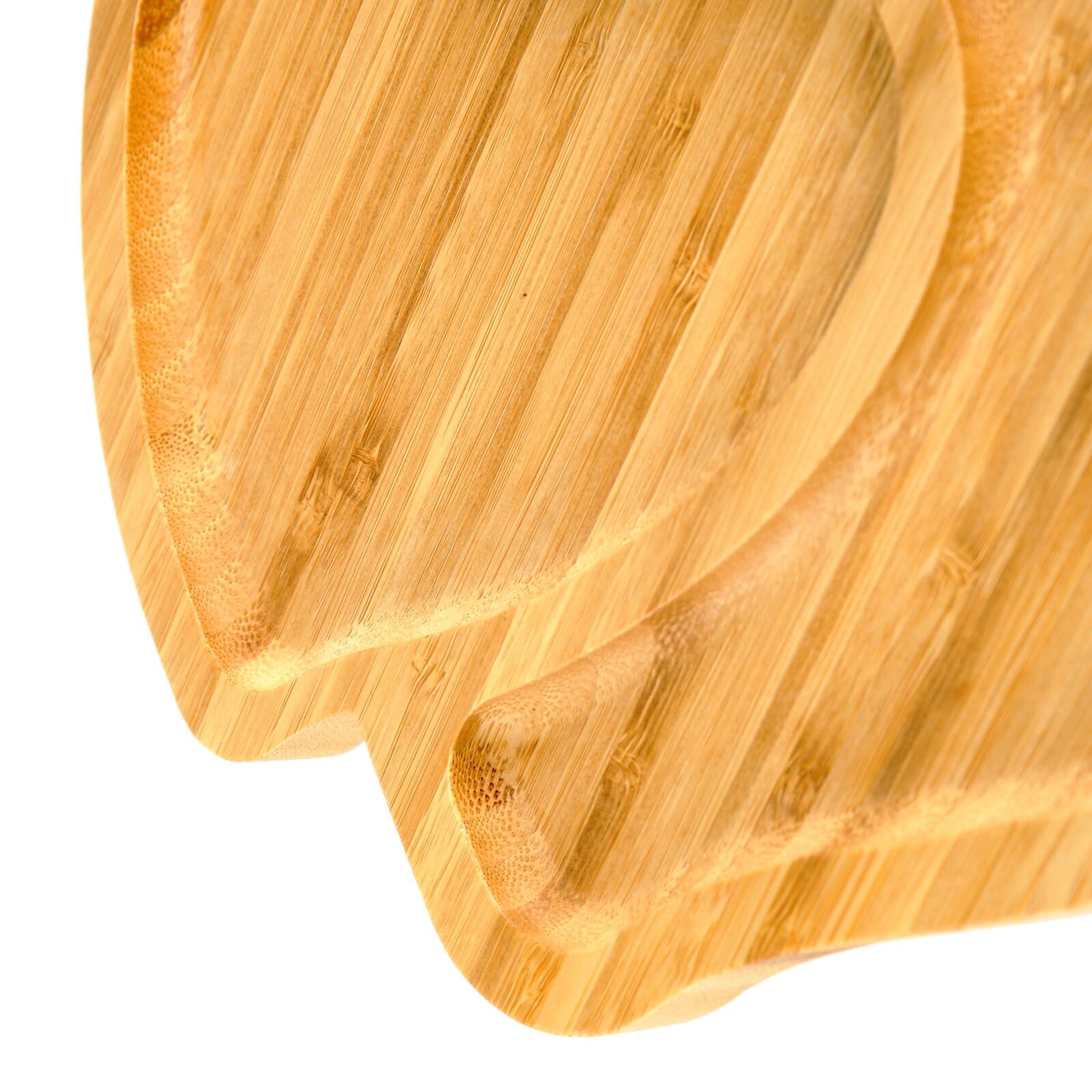 Foto 5 | Plato Para Servir, Tabla De Madera Para Charcutería Binaryabc En Forma De Corazón - Venta Internacional.