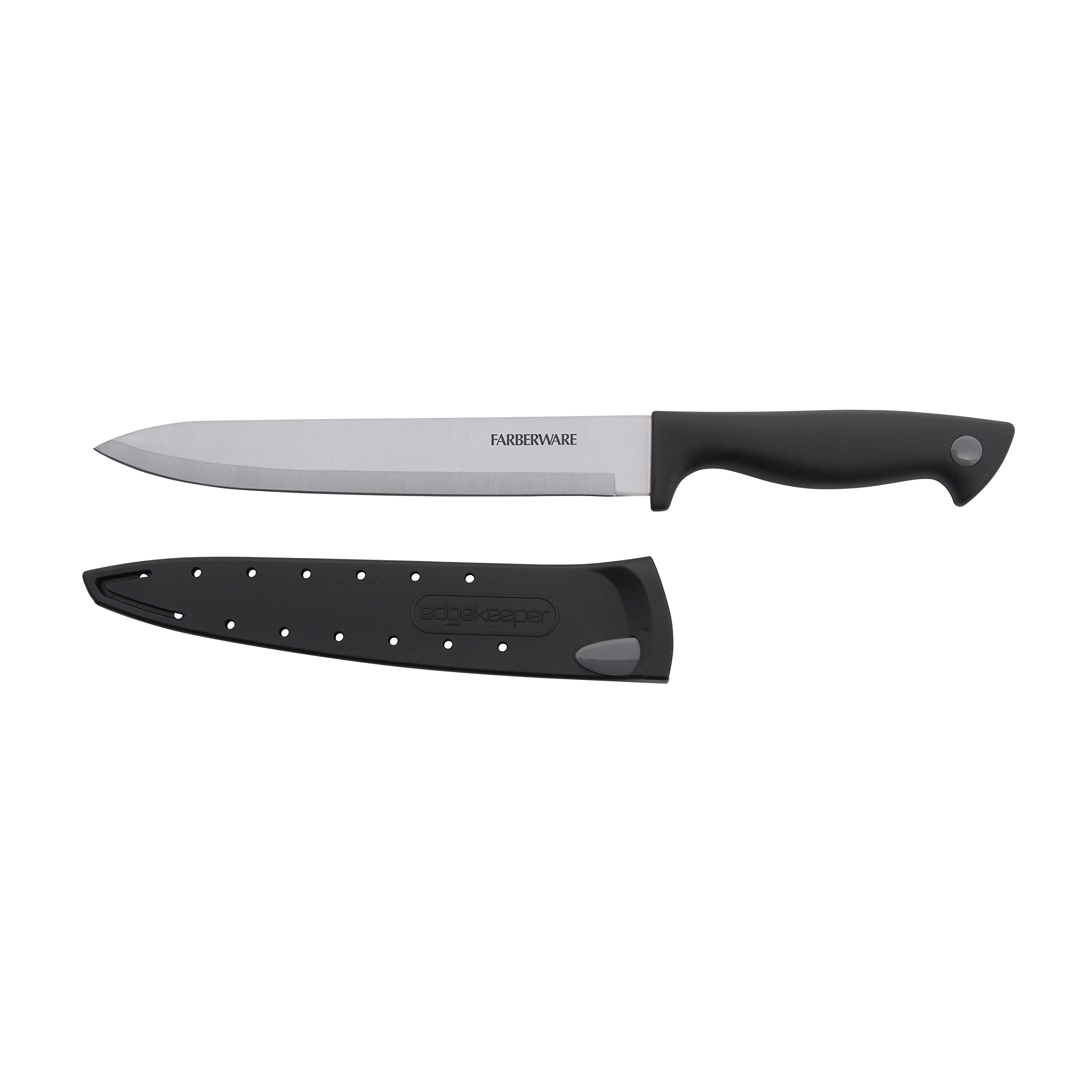 Foto 2 pulgar | Cuchillo Para Rebanar Farberware Edgekeeper De 20 Cm De Alto, Acero Inoxidable - Venta Internacional.