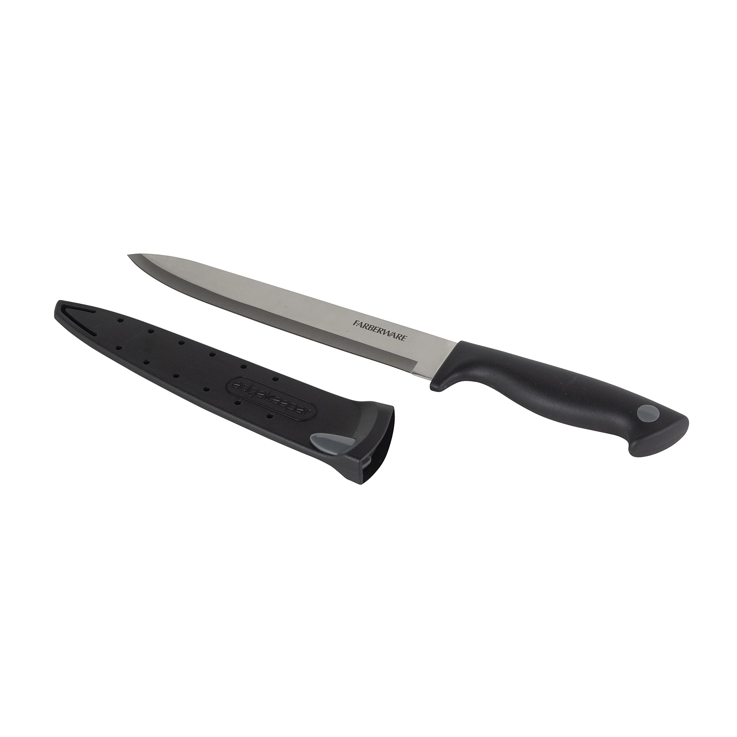 Foto 3 pulgar | Cuchillo Para Rebanar Farberware Edgekeeper De 20 Cm De Alto, Acero Inoxidable - Venta Internacional.