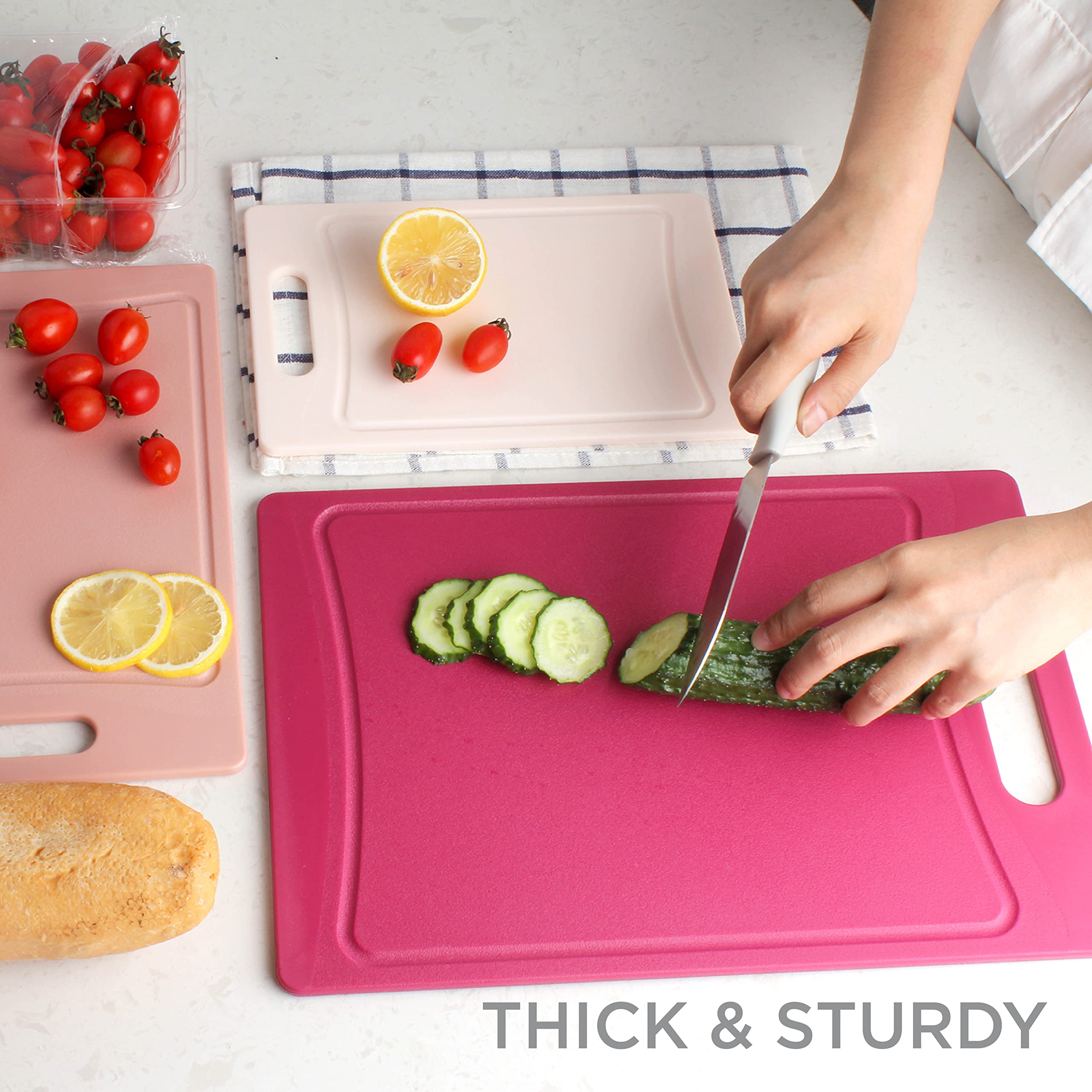 Foto 6 pulgar | Juego De Tablas De Cortar Cook With Color Kitchen Essentials, 3 Piezas - Venta Internacional.