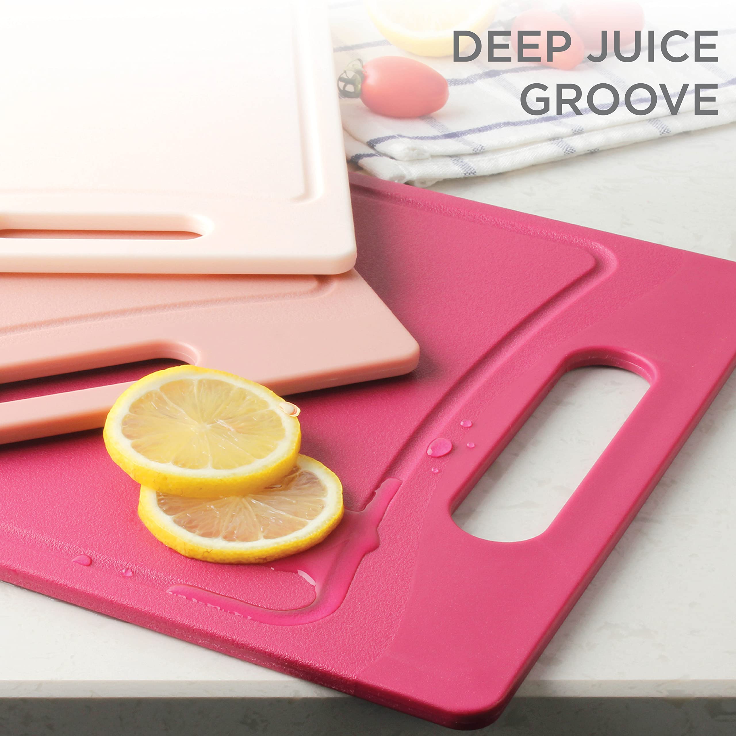 Foto 7 pulgar | Juego De Tablas De Cortar Cook With Color Kitchen Essentials, 3 Piezas - Venta Internacional.