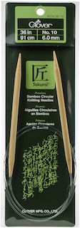 Foto 1 | Agujas De Tejer Clover Takumi Bamboo Circular 91 Cm Tamaño 10 - Venta Internacional.
