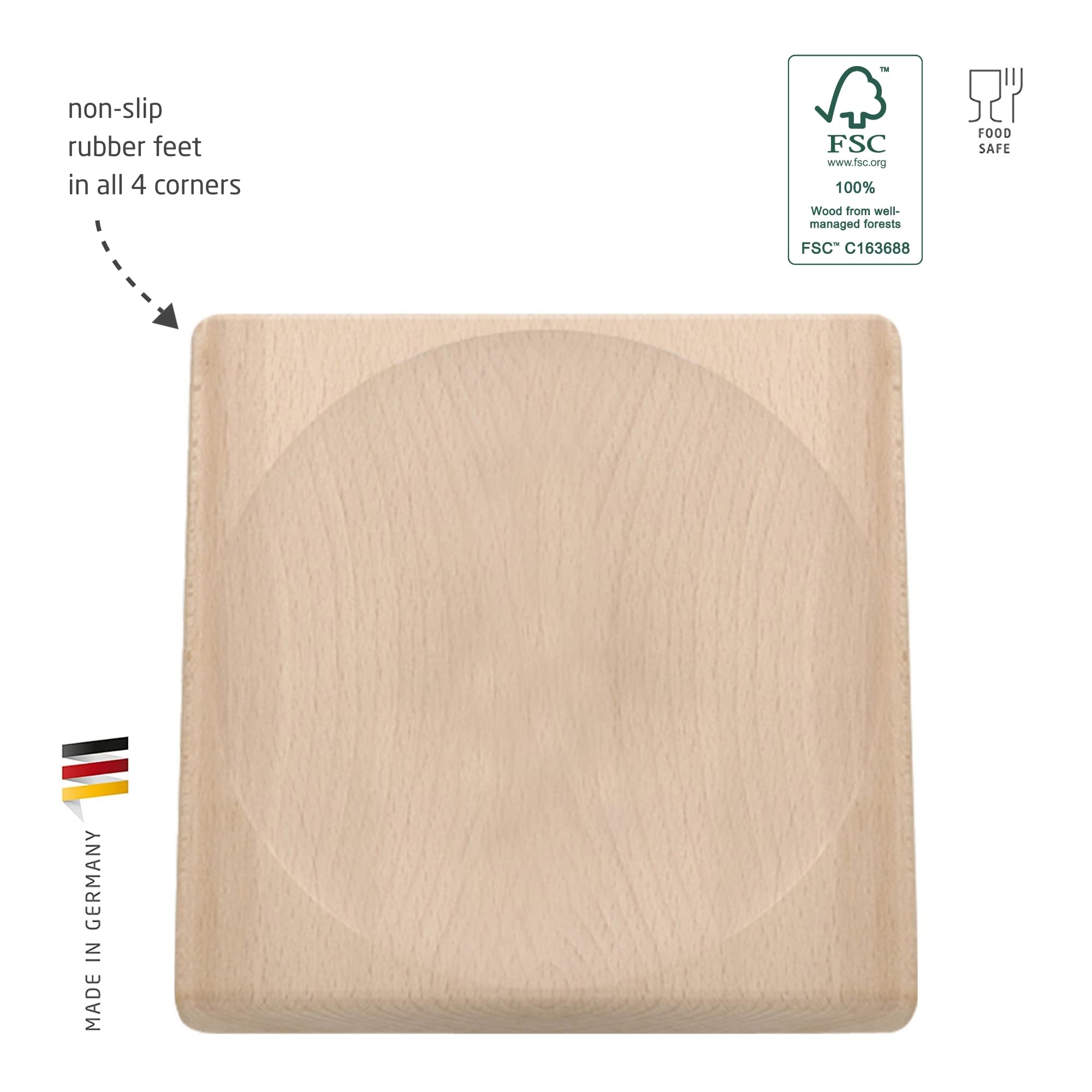 Foto 3 pulgar | Tabla De Cortar Triangular Mezzaluna Ideal Para Picar Alemania - Venta Internacional.