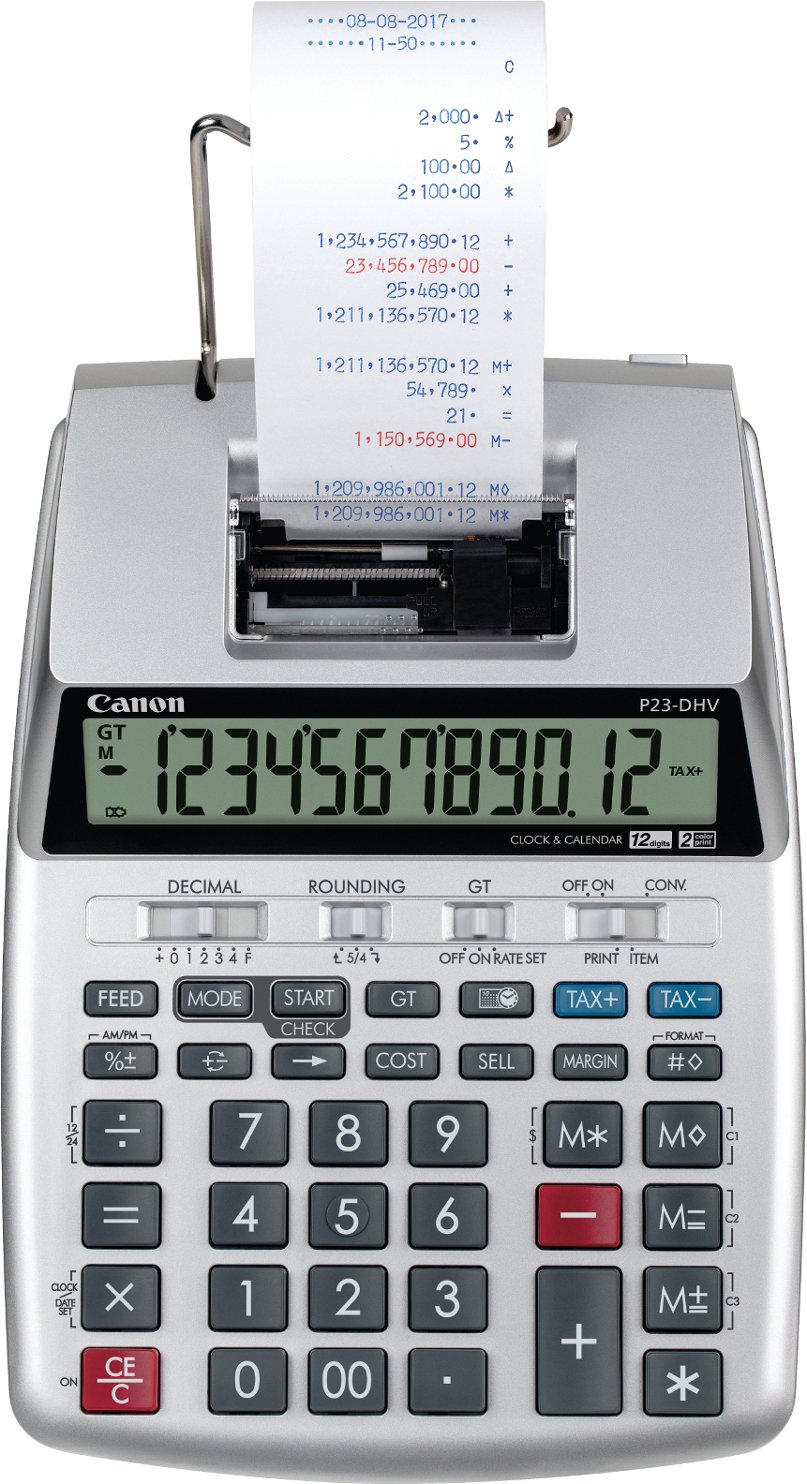 Calculadora De Impresión Canon P23-dhv-3 Con Función De Doble Verificación - Venta Internacional.