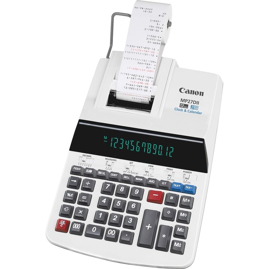 Foto 5 pulgar | Calculadora De Impresión Canon Mp27dii Con Pantalla Fácil De Leer - Venta Internacional.
