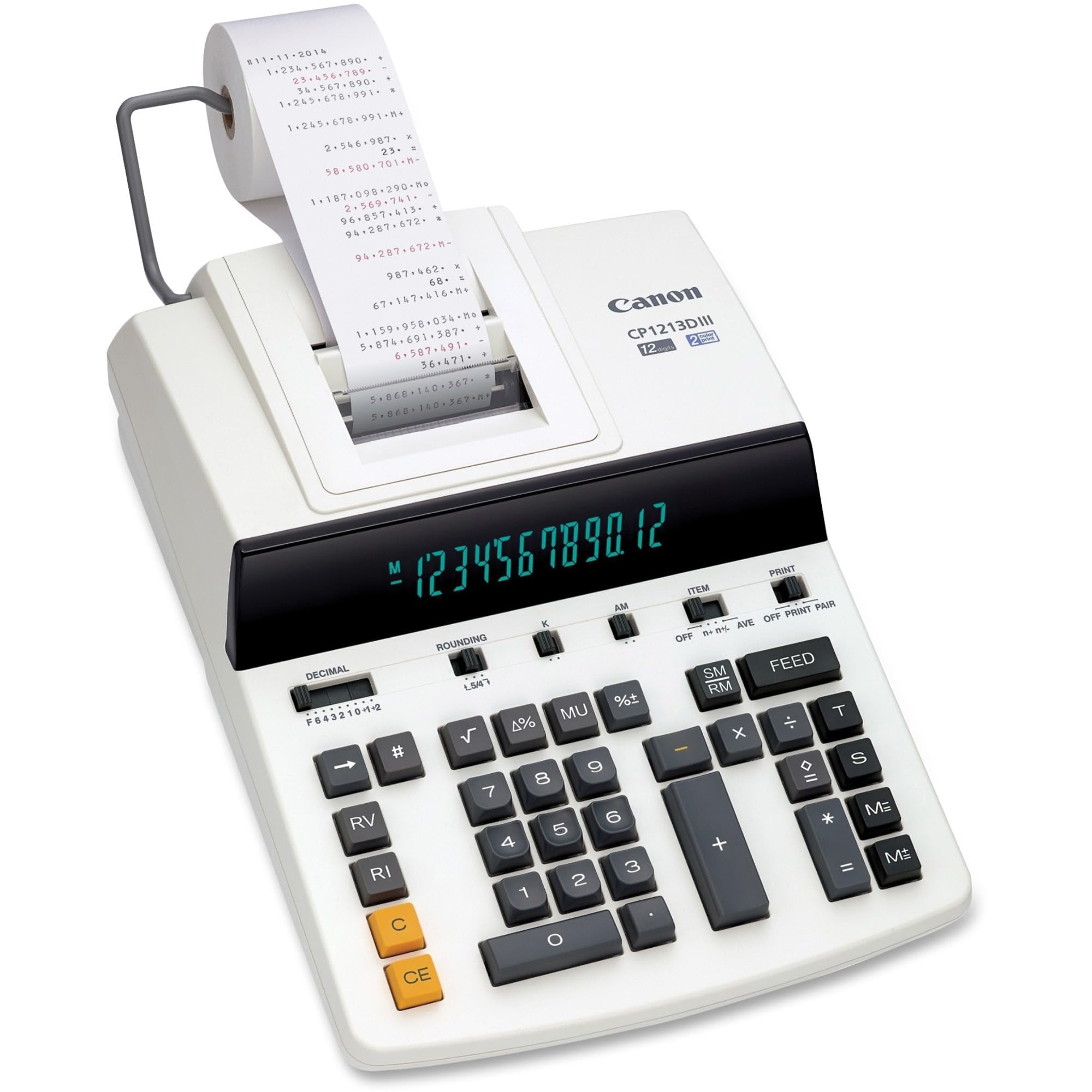 Foto 1 | Calculadora De Impresión Canon Cp1213diii 12 Dígitos Blanca - Venta Internacional.