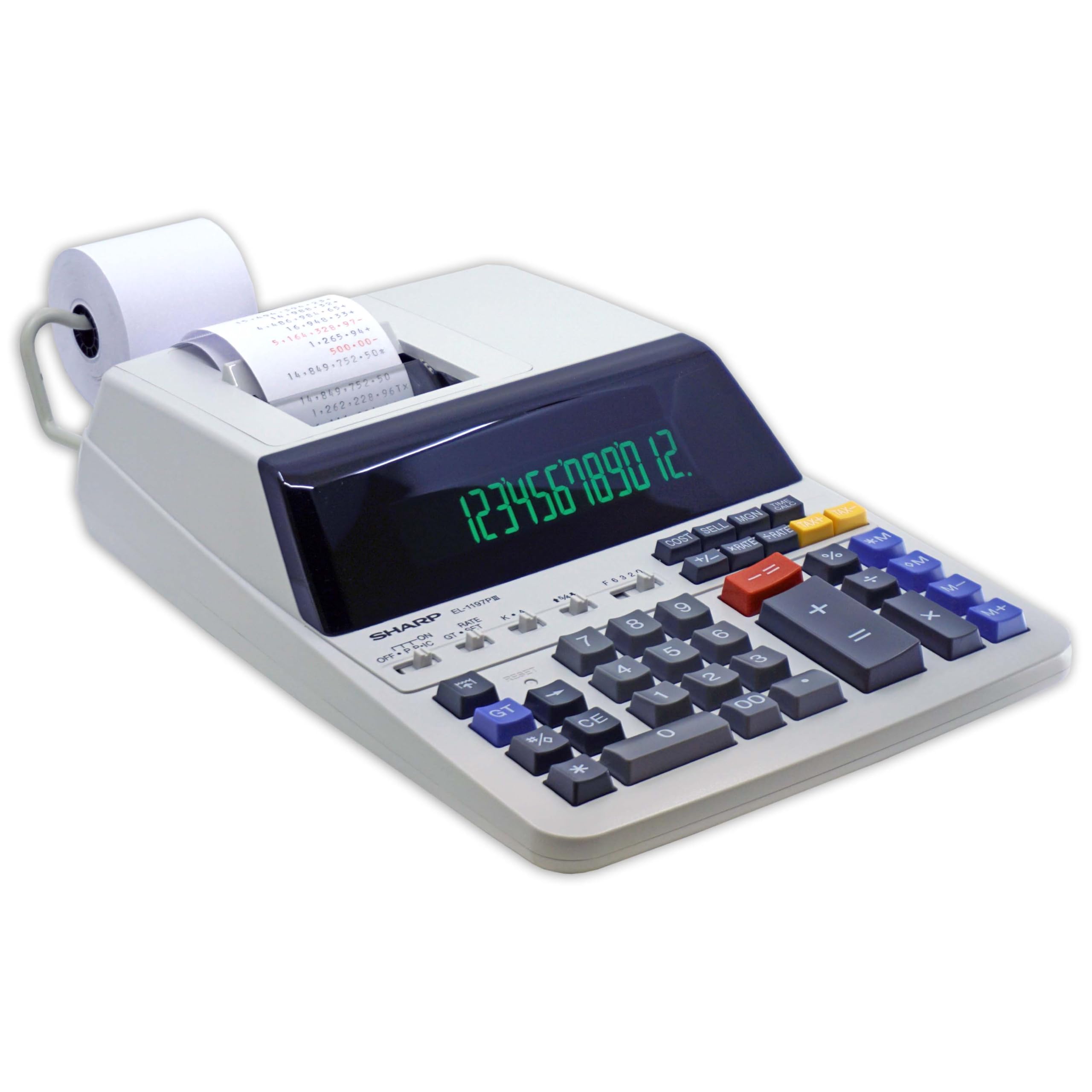 Foto 3 pulgar | Calculadora De Impresión Sharp El-1197piii Con Reloj Y Calendario - Venta Internacional.