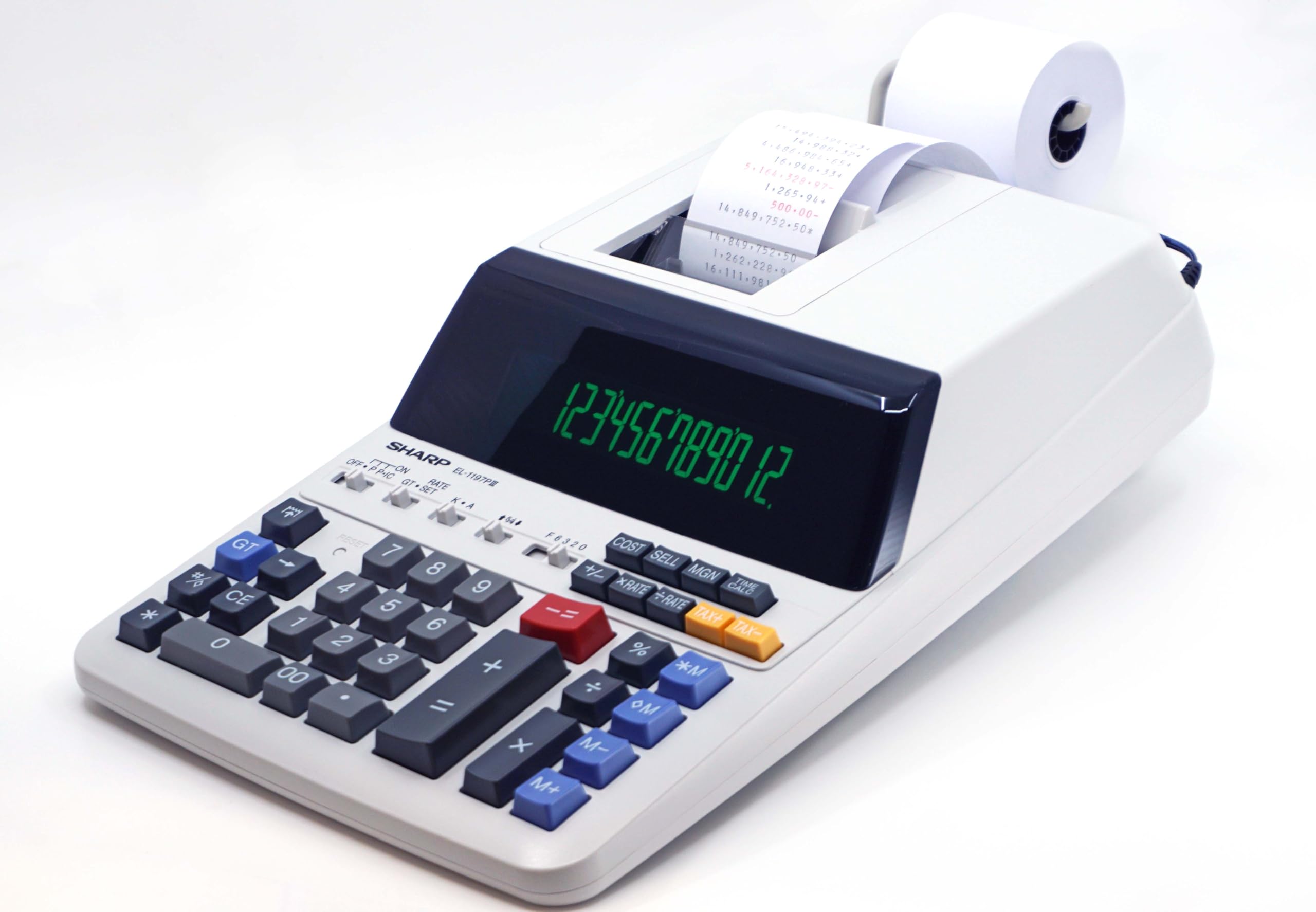 Foto 4 pulgar | Calculadora De Impresión Sharp El-1197piii Con Reloj Y Calendario - Venta Internacional.