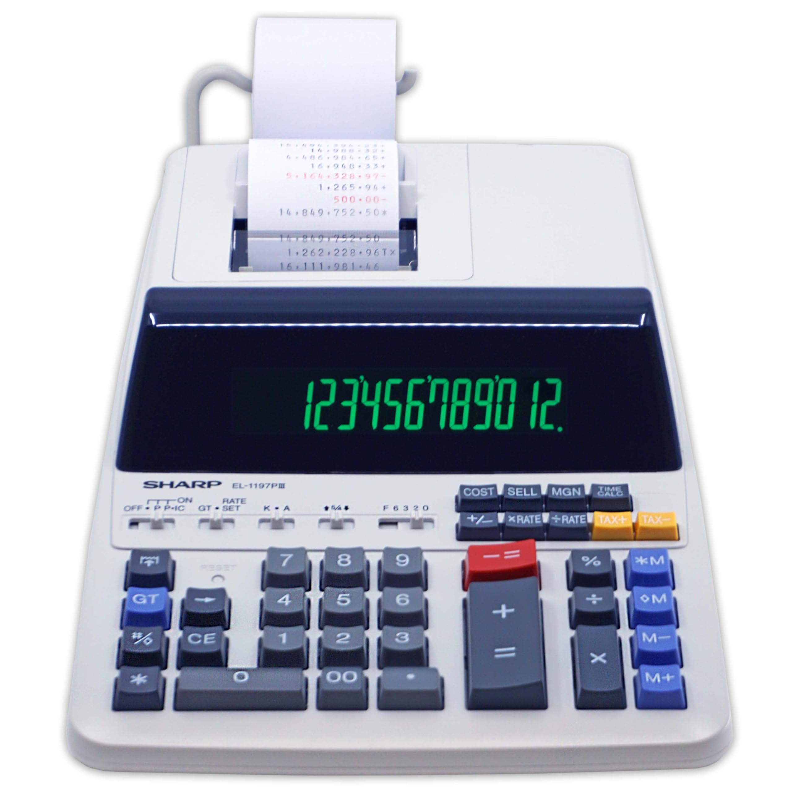 Foto 5 pulgar | Calculadora De Impresión Sharp El-1197piii Con Reloj Y Calendario - Venta Internacional.
