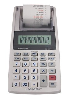 Foto 1 | Calculadora De Impresión Sharp El-1611v Pantalla Lcd De 12 Dígitos - Venta Internacional.