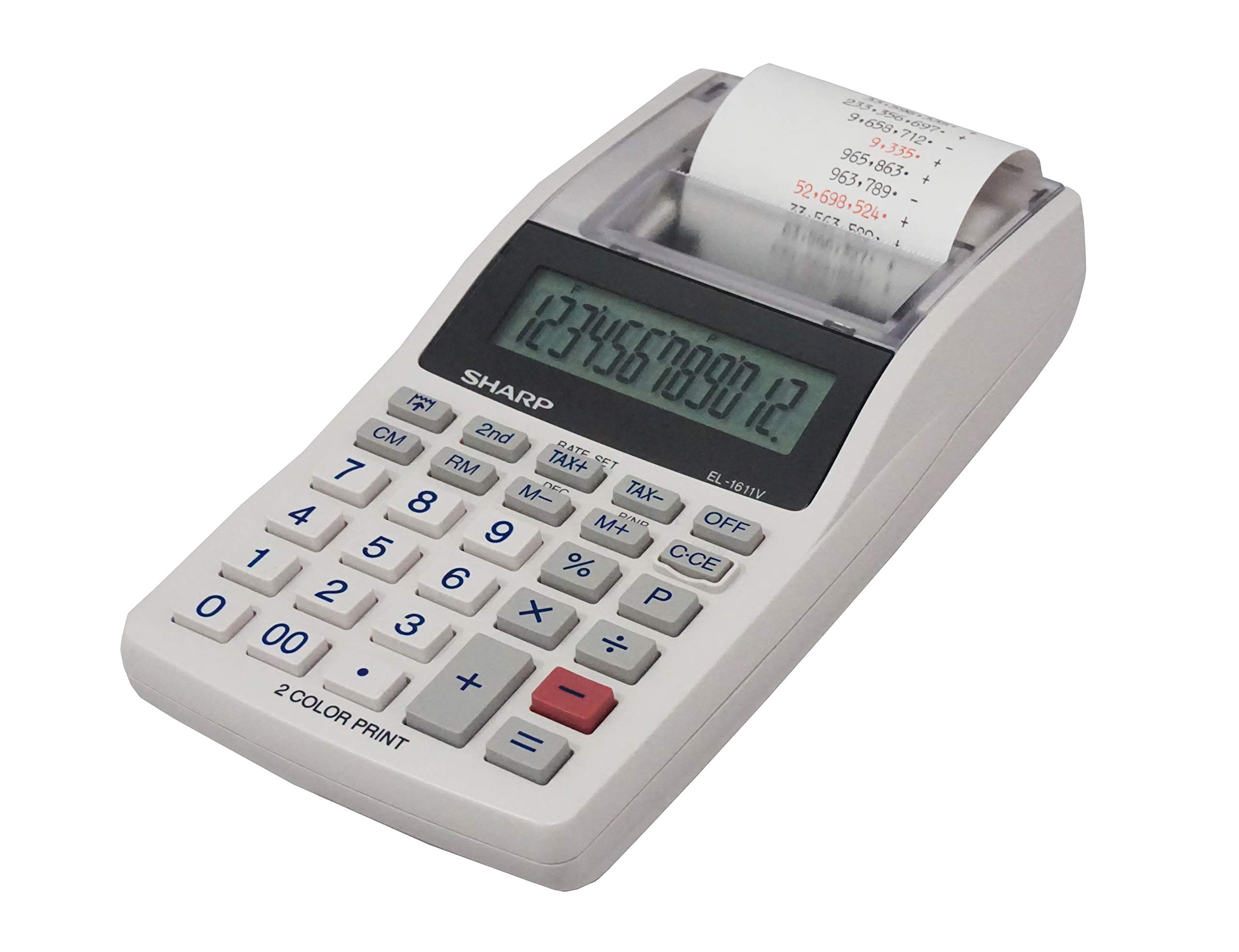 Foto 6 | Calculadora De Impresión Sharp El-1611v Pantalla Lcd De 12 Dígitos - Venta Internacional.