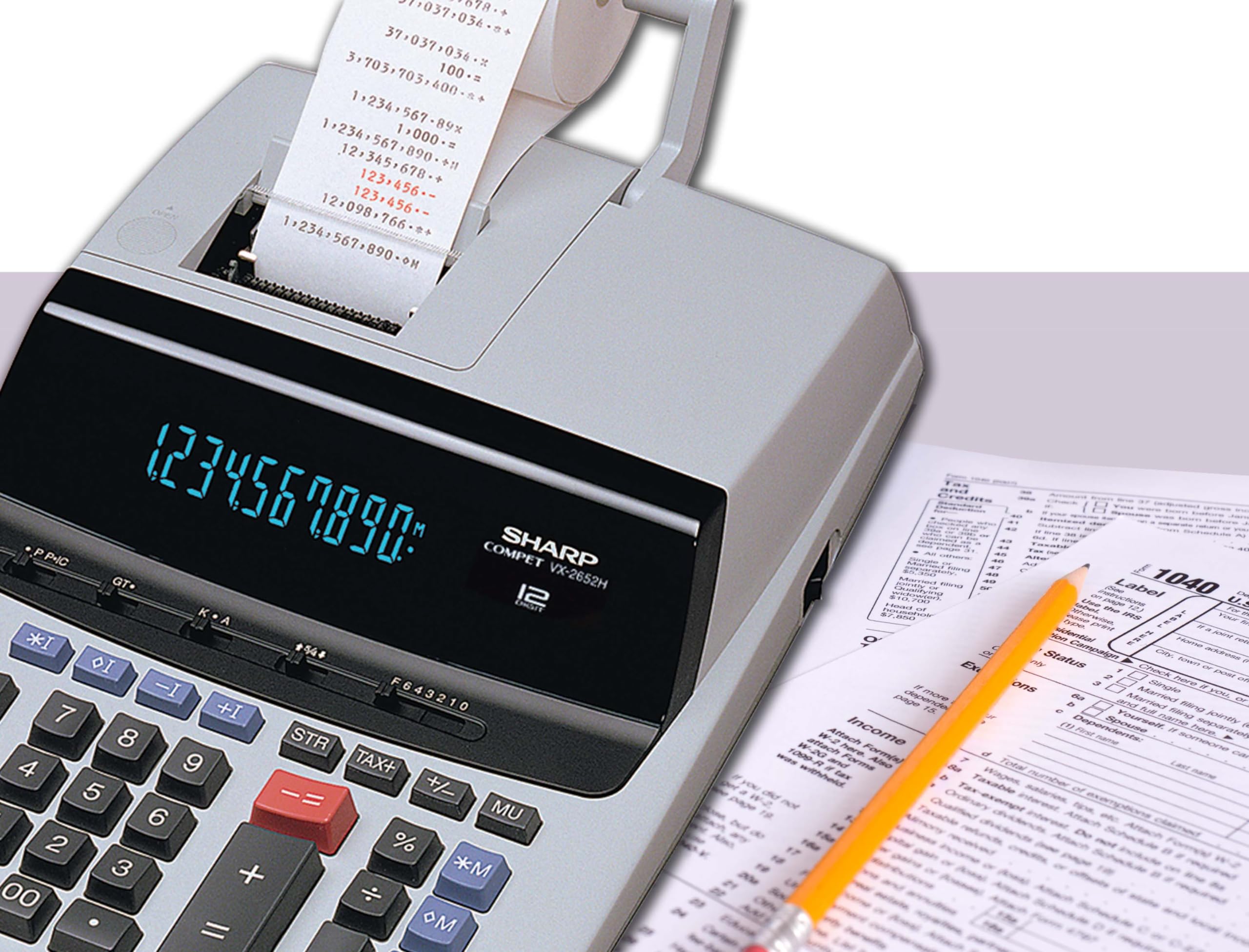 Foto 4 | Calculadora de Impresión Sharp Vx-2652h 12 Dígitos - Venta Internacional