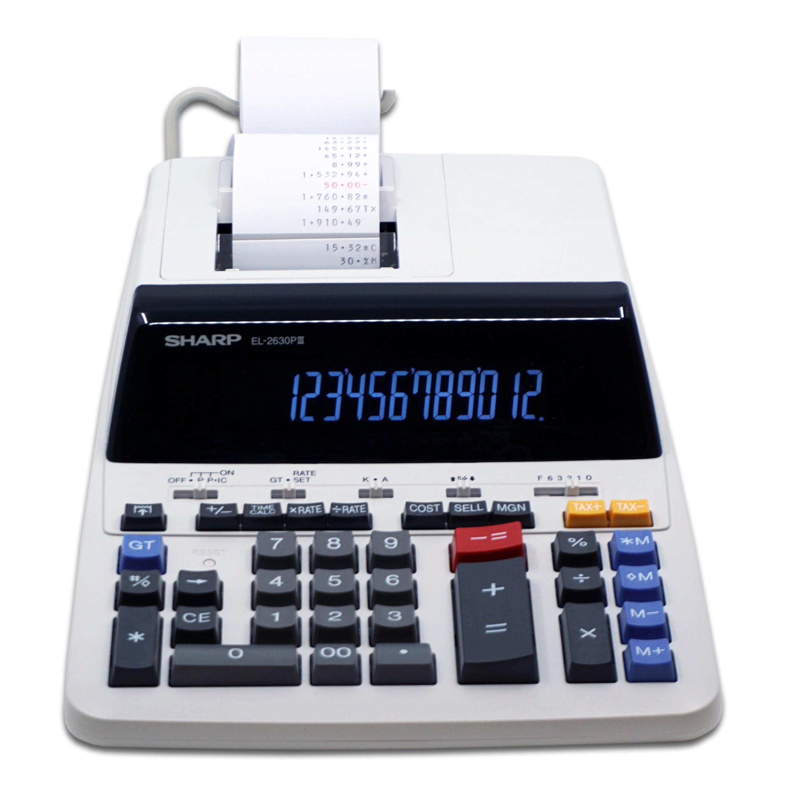 Foto 2 pulgar | Calculadora De Impresión Sharp El-2630piii De 12 Dígitos Con Rollo De Papel - Venta Internacional.