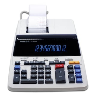 Foto 1 | Calculadora De Impresión Sharp El-2630piii De 12 Dígitos Con Rollo De Papel - Venta Internacional.