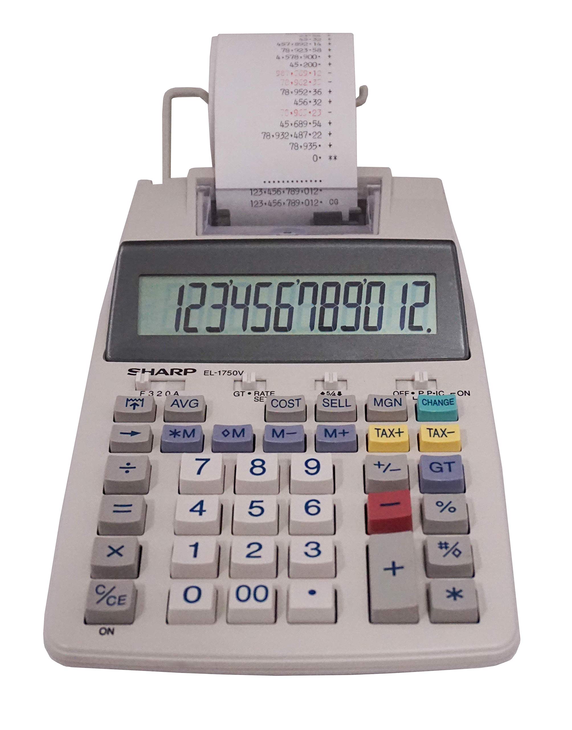 Calculadora De Impresión Sharp El-1750v 2.2 Lps Con Pantalla Lcd - Venta Internacional.
