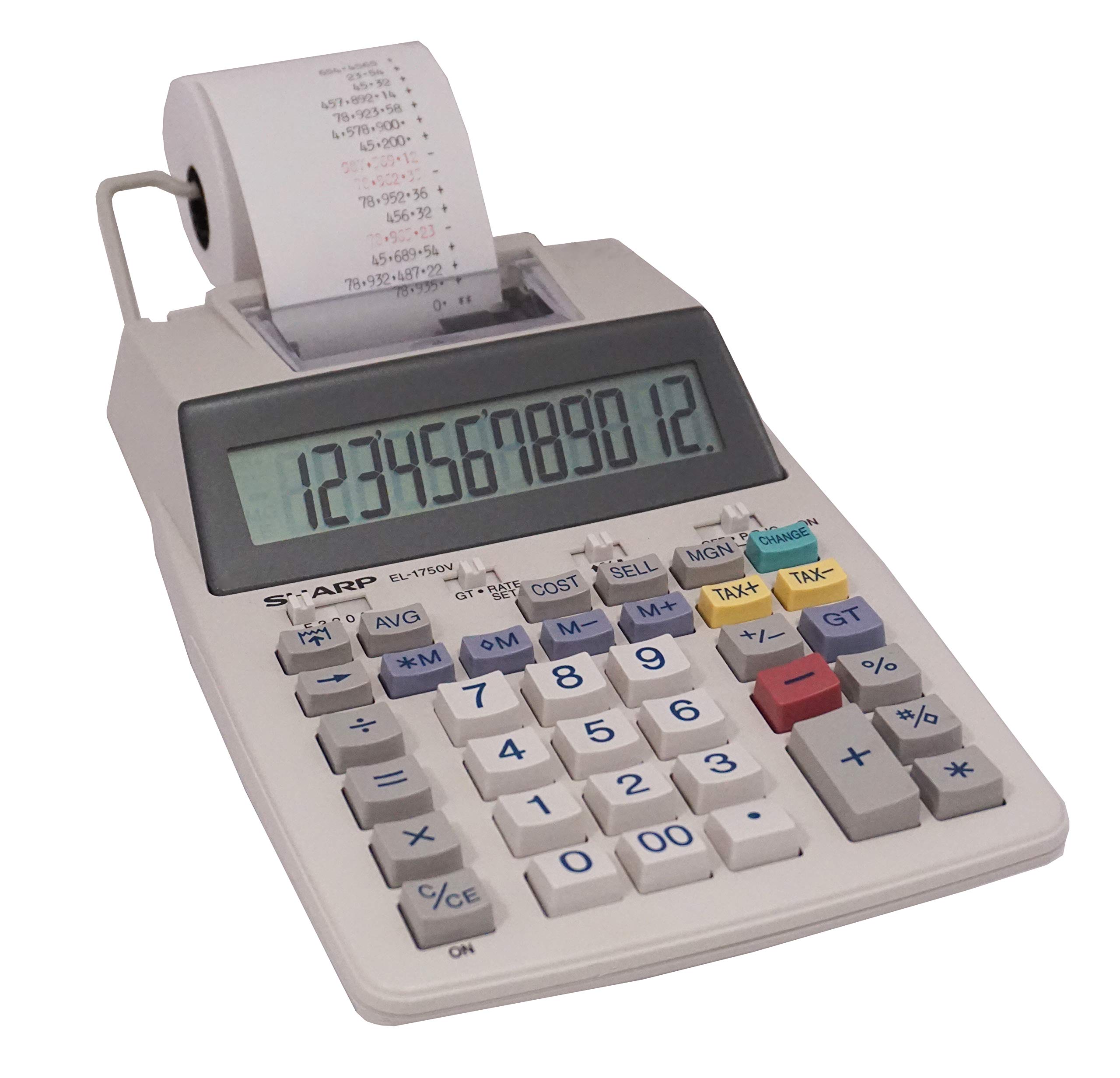 Foto 5 | Calculadora De Impresión Sharp El-1750v 2.2 Lps Con Pantalla Lcd - Venta Internacional.