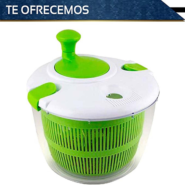 Foto 4 pulgar | Secadora de Verduras Giratorio Colador Integrado Chic Fantasy color Verde