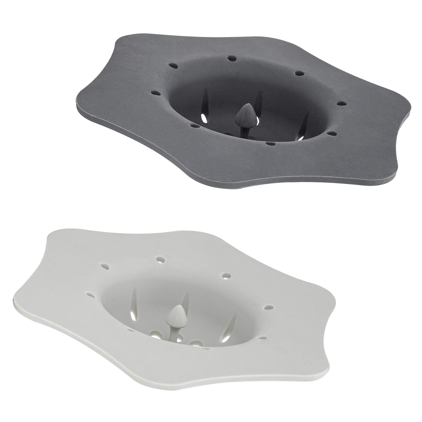Colador De Fregadero Cook With Color, Silicona, Forma De Flor, Paquete De 2 - Venta Internacional. $586