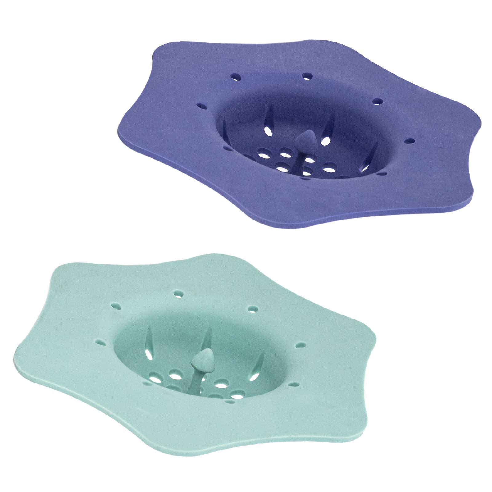 Colador De Fregadero Cook With Color, Silicona, Forma De Flor, Paquete De 2 - Venta Internacional. $579