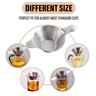 Foto 2 | Minicolador De Acero Inoxidable Auear Con Filtro De Té, Paquete De 2 - Venta Internacional.
