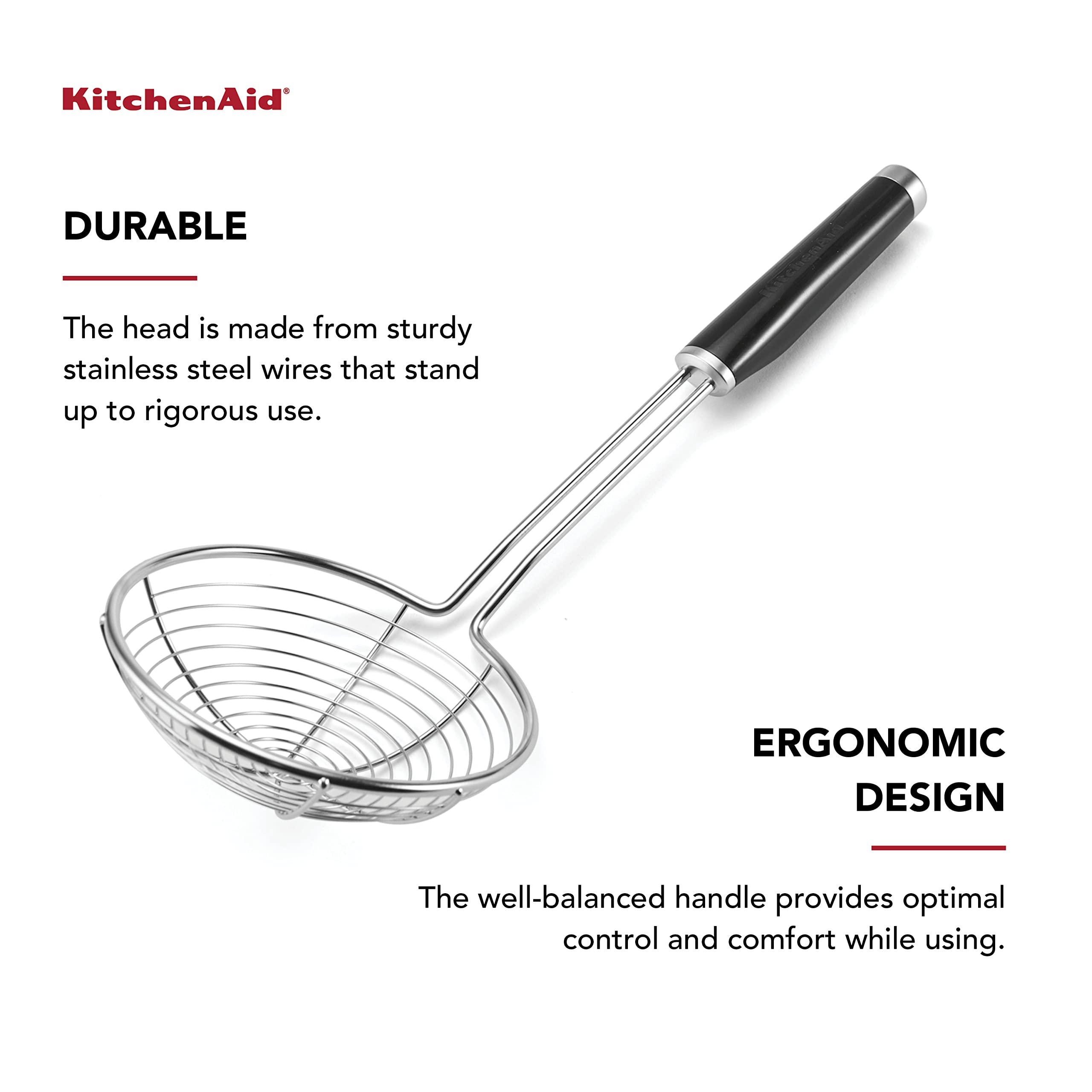 Foto 5 pulgar | Colador Kitchenaid Classic, Asiático, Talla 1, Negro - Venta Internacional.