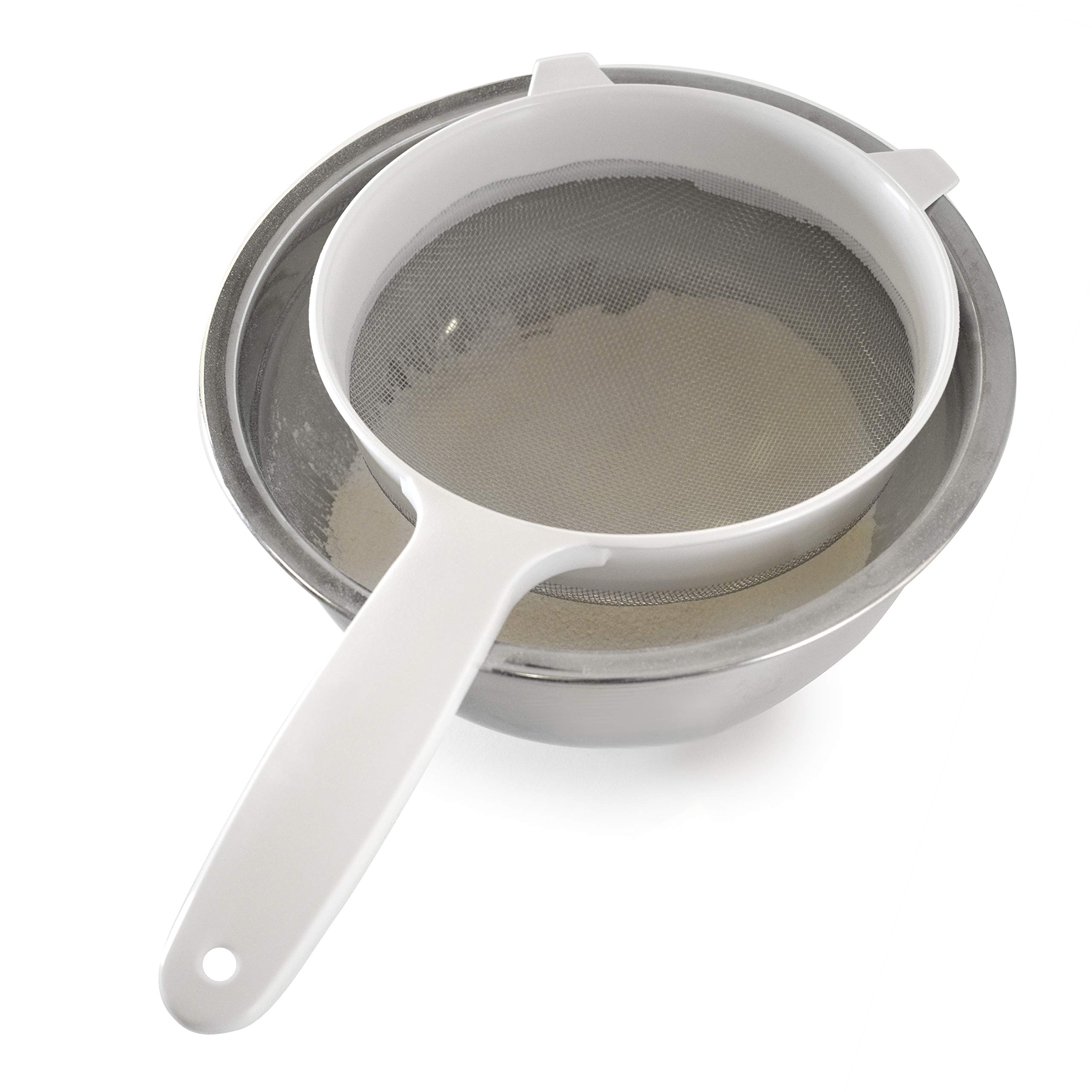 Foto 6 pulgar | Colador Norpro De Acero Inoxidable, 8,5 Cm, Color Blanco - Venta Internacional.