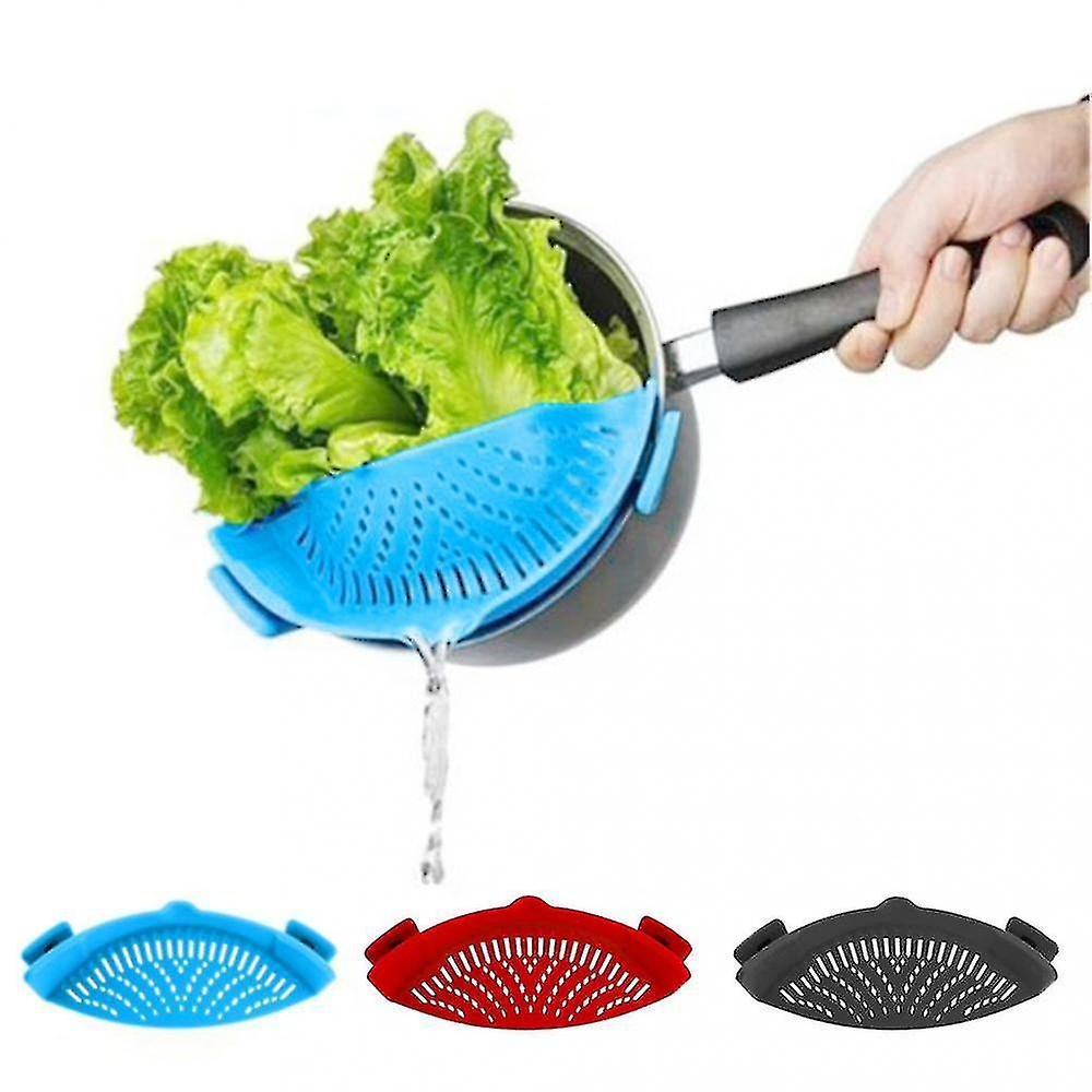 Foto 4 pulgar | Juego De Utensilios De Cocina Huoguo, Colador De Silicona Con Clip - Venta Internacional.