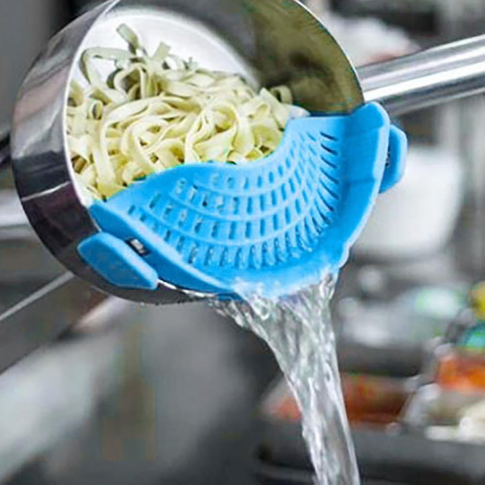 Foto 5 pulgar | Juego De Utensilios De Cocina Huoguo, Colador De Silicona Con Clip - Venta Internacional.
