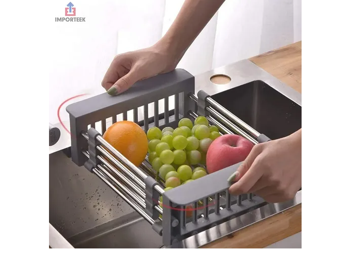 Foto 6 pulgar | Escurridor Xtellar Expandible Trastes Platos Tarja Verduras Frutas