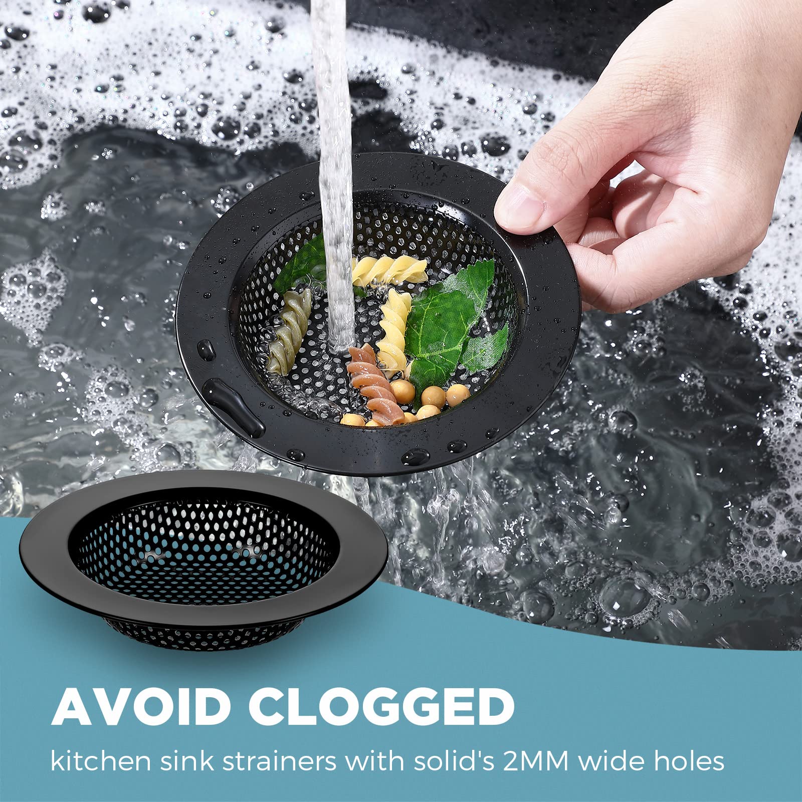 Foto 6 pulgar | Colador De Desagüe Y Tapón Para Fregaderos De Cocina, 3 Unidades - Venta Internacional.
