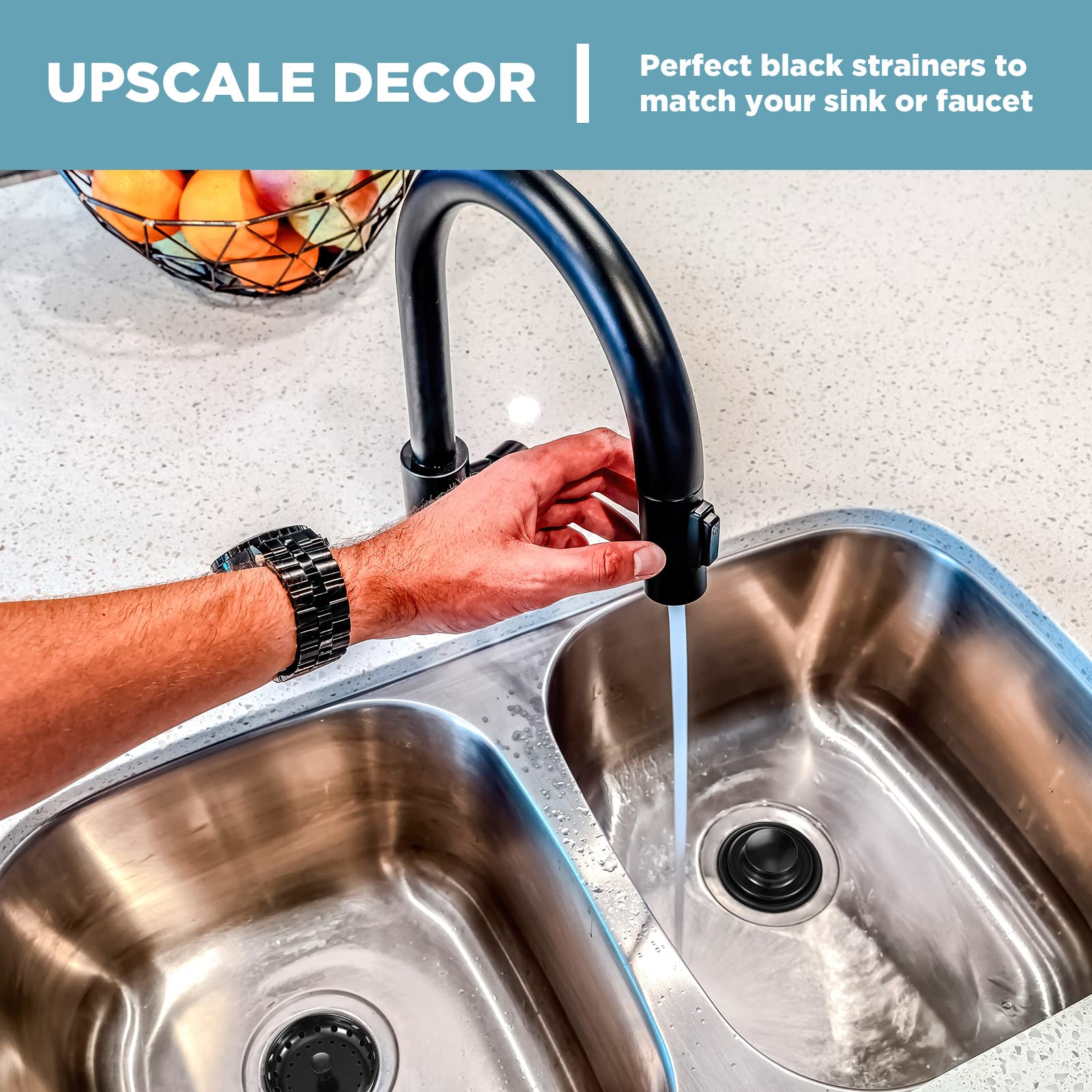 Foto 8 pulgar | Colador De Desagüe Y Tapón Para Fregaderos De Cocina, 3 Unidades - Venta Internacional.