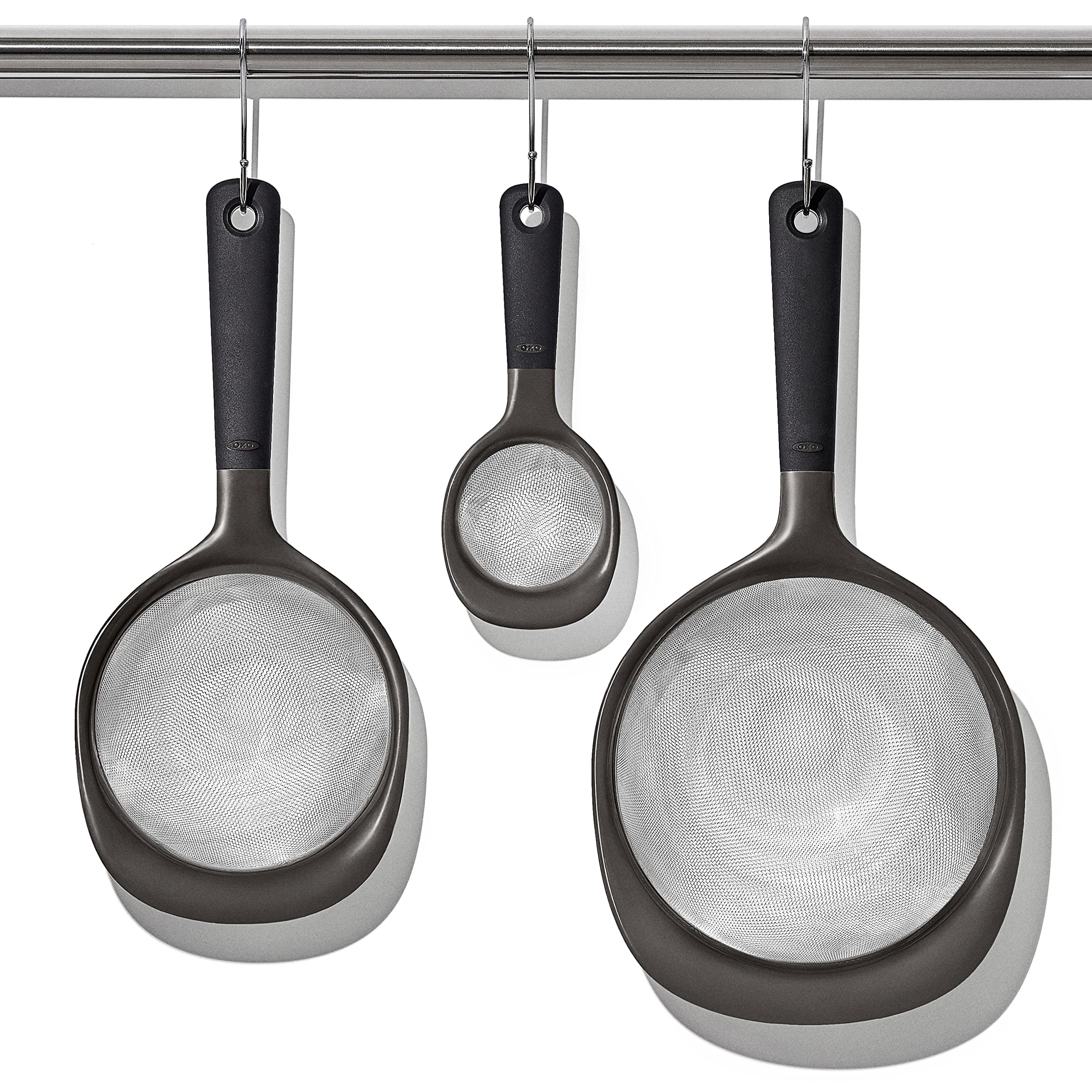Foto 7 | Juego De Coladores Oxo Good Grips De 3 Piezas, Color Negro - Venta Internacional.