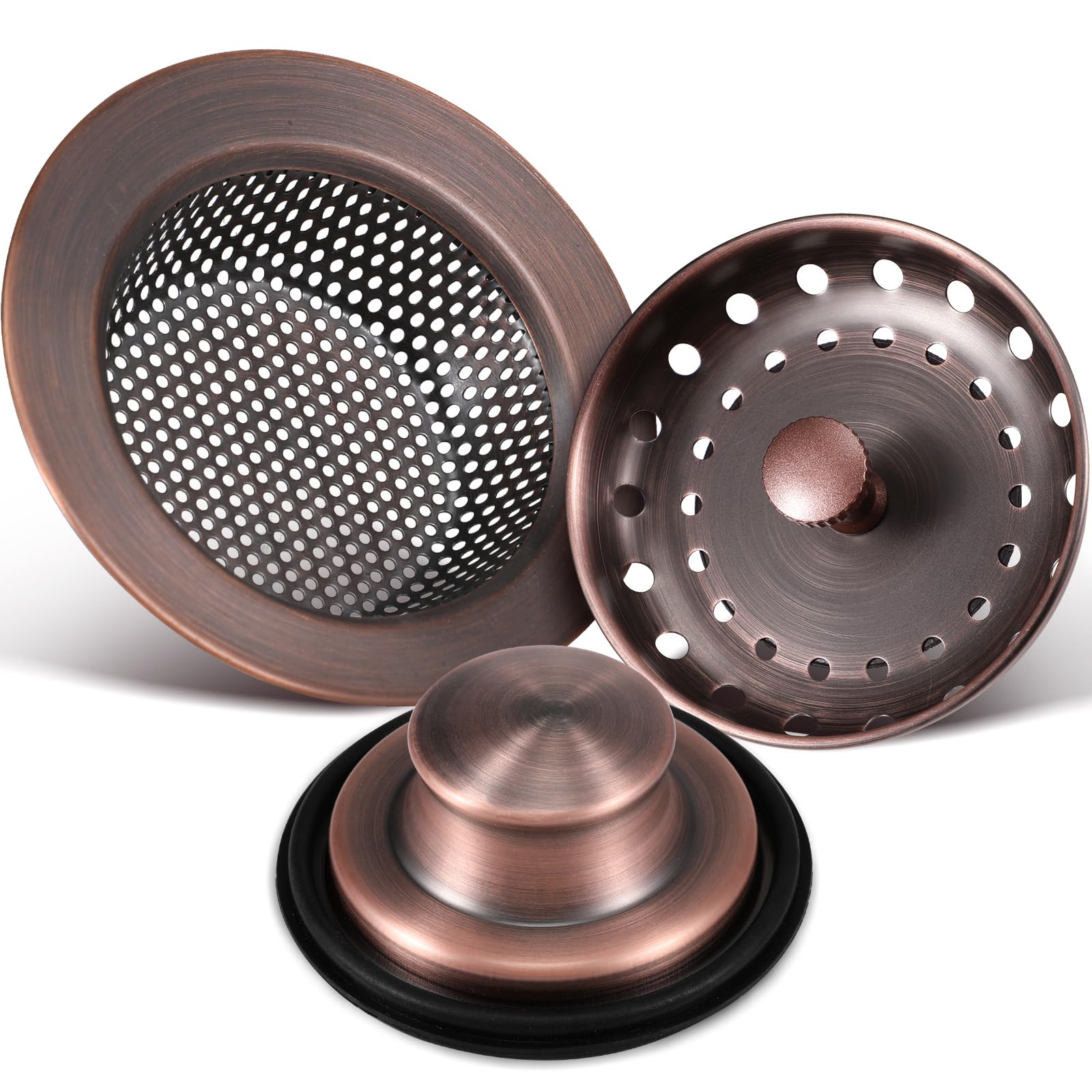 Foto 1 | Colador De Desagüe Y Tapón Para Fregaderos De Cocina, 3 Unidades - Venta Internacional.